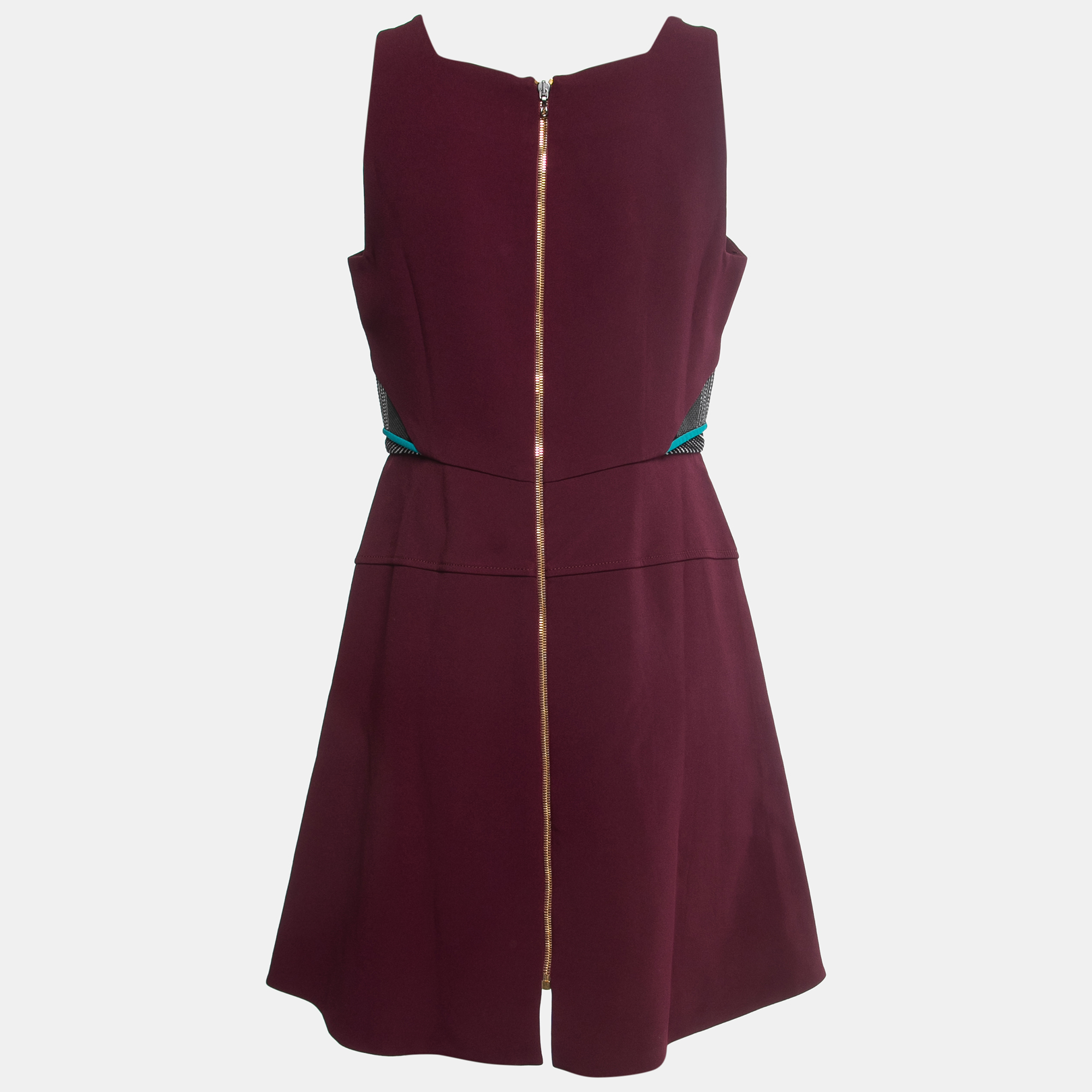 

Roland Mouret Purple Cutout Detail Derya Midi Dress, Burgundy