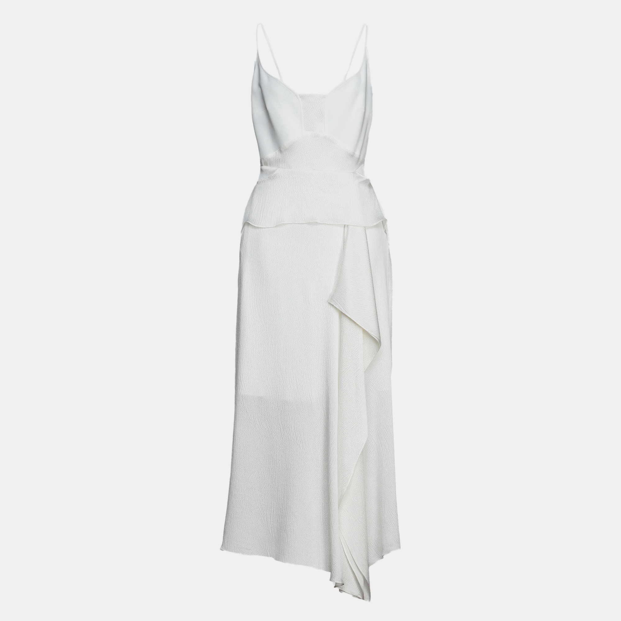 

Roland Mouret Silk Midi Dress 12, White