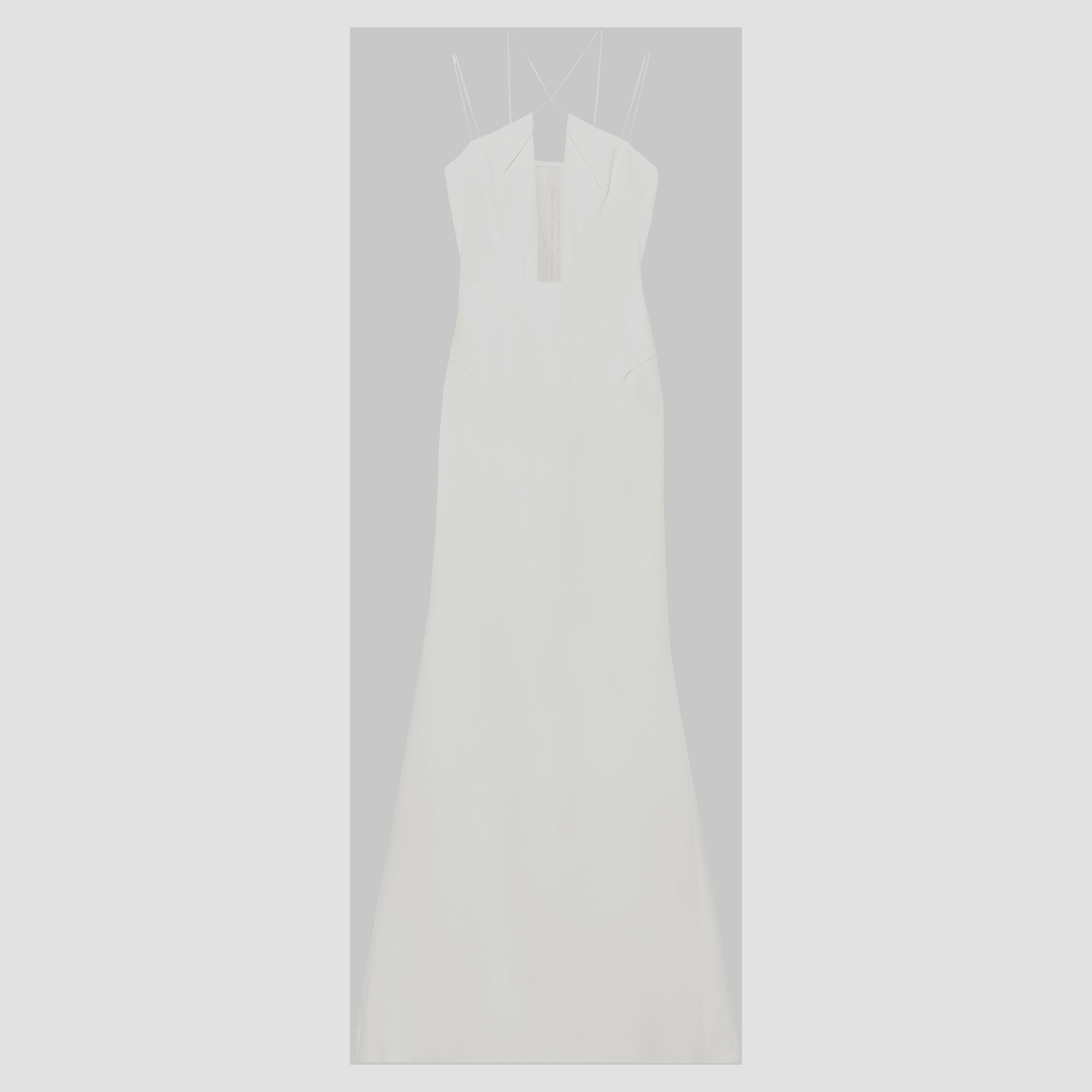Pre-owned Roland Mouret Viscose Gown 14 In White