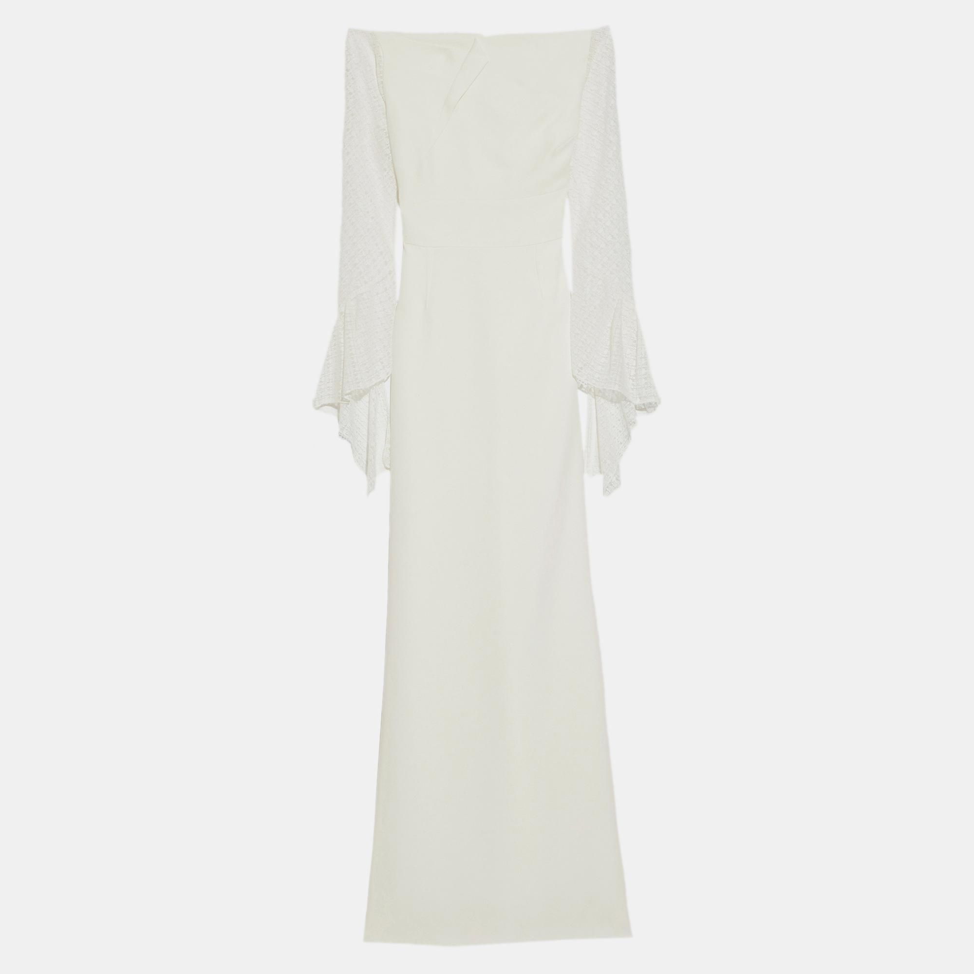 Pre-owned Roland Mouret Viscose Gown 12 In White