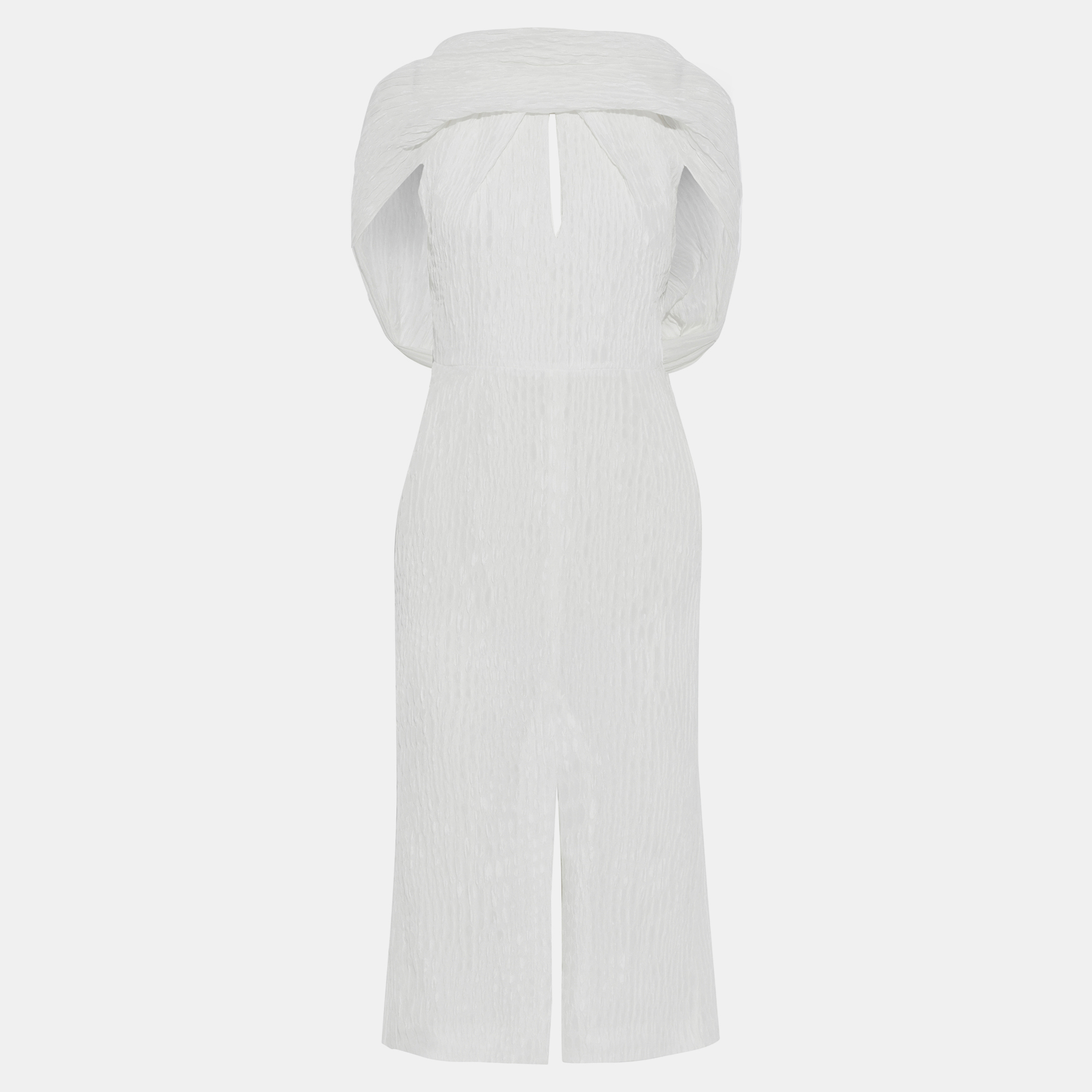 

Roland Mouret Silk Midi Dress 8, White