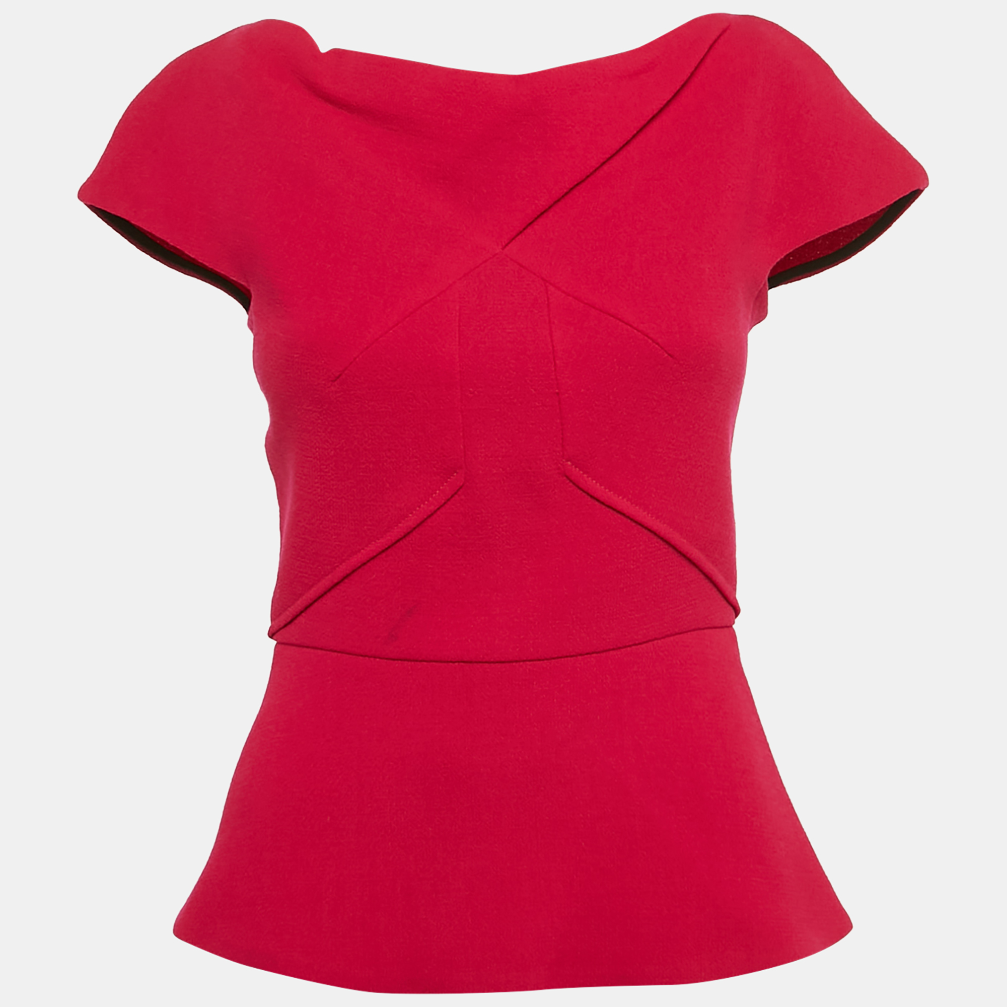 

Roland Mouret Pink Wool Top M