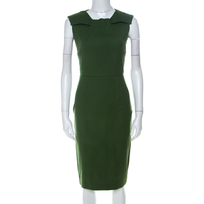 Buy > roland mouret green dress > in stock