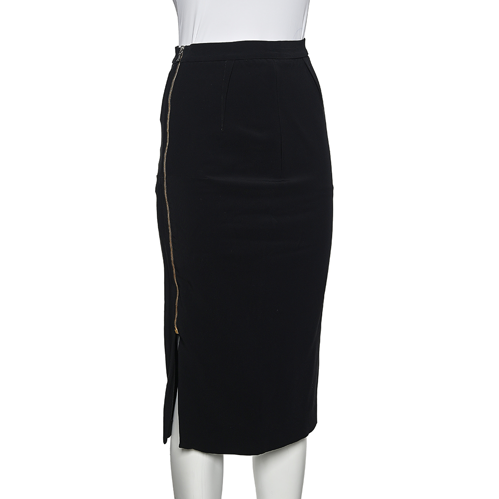 

Roland Mouret Black Crepe Pencil Skirt