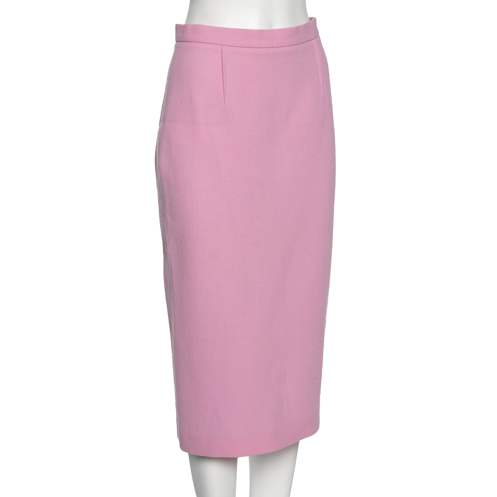 

Roland Mouret Lilac Wool Crepe Pencil Skirt, Purple