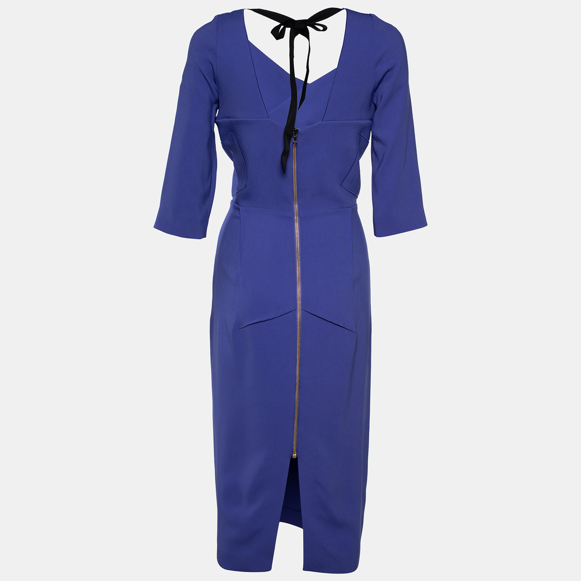 

Roland Mouret Blue Cady Sheath Dress