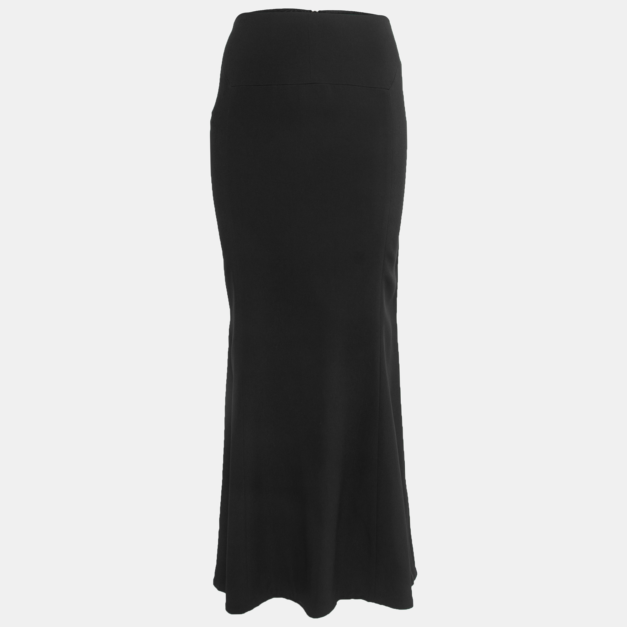 

Roland Mouret Black Crepe Maxi Skirt