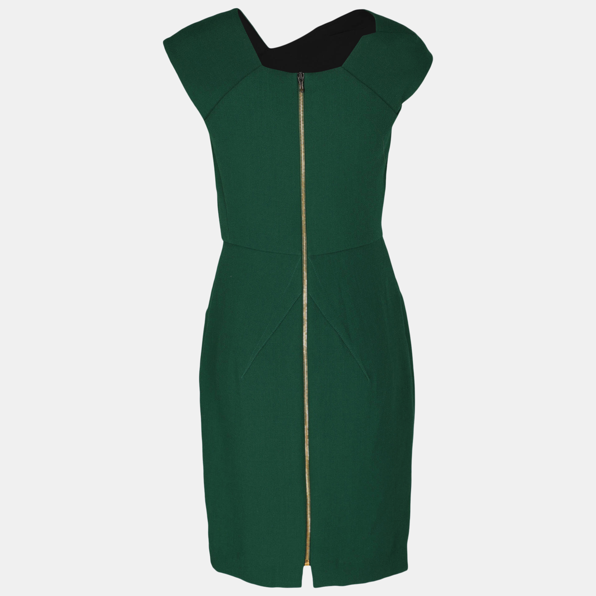 

Roland Mouret Women's Wool Midi Dress - Green