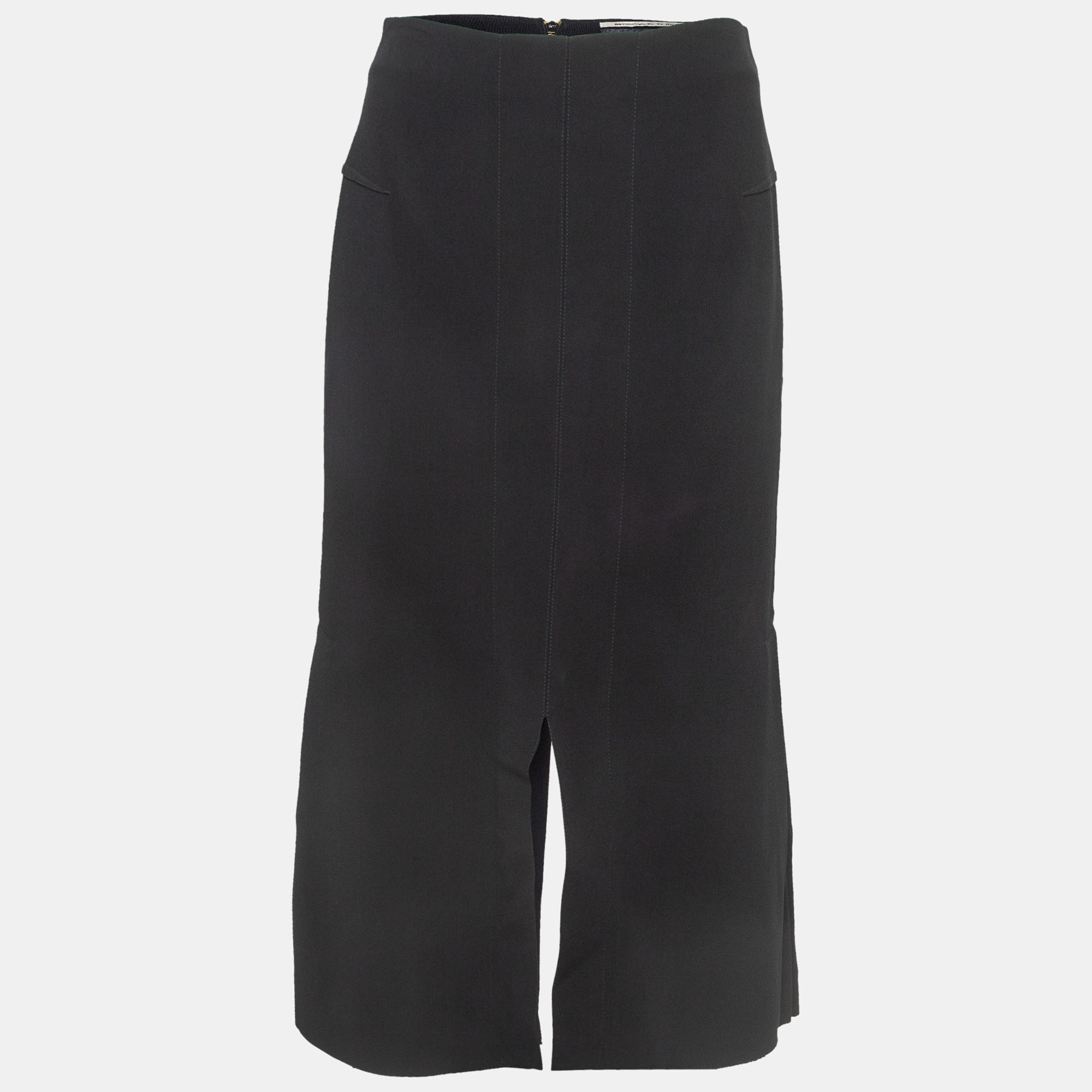 

Roland Mouret Black Stretch Crepe Zipper Epirus Skirt