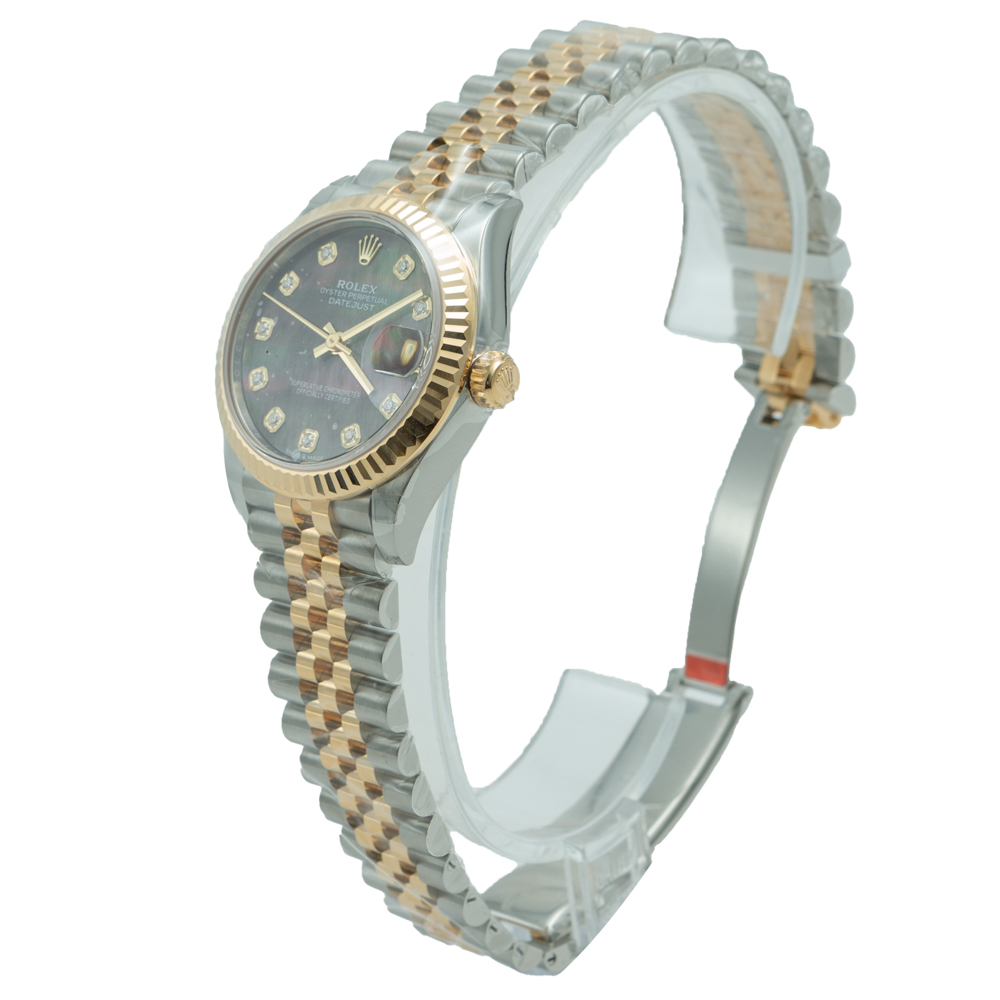 

Rolex Datejust Black MOP Diamond Dial Steel