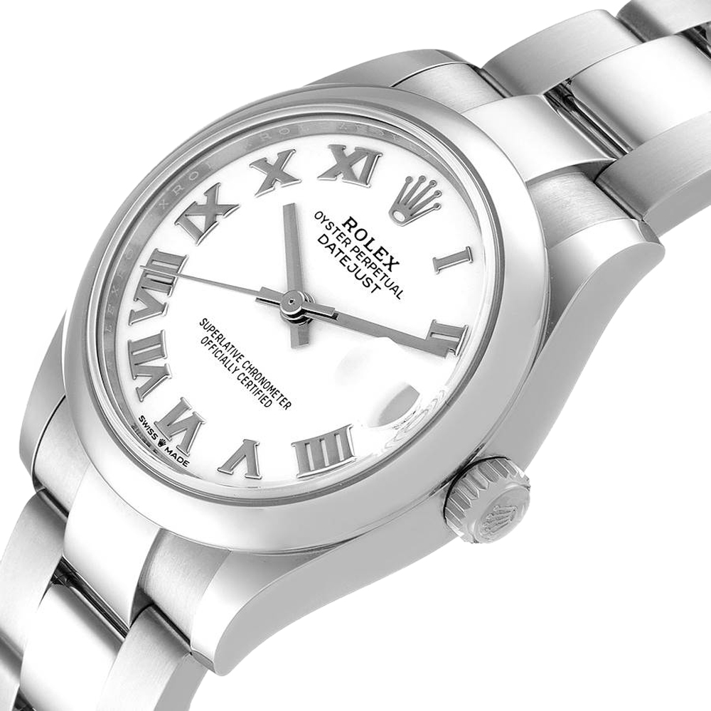 

Rolex White Stainless Steel Datejust 278240 Women's Wristwatch 31 MM