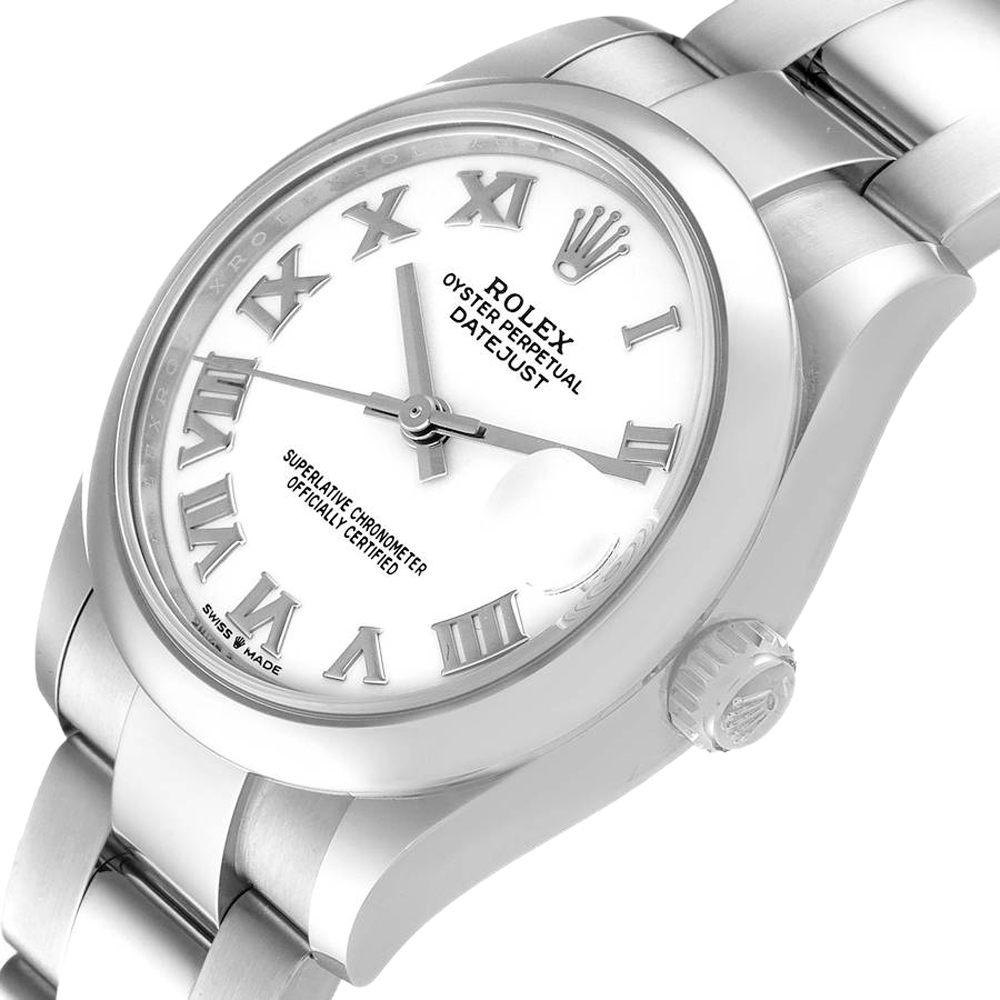 

Rolex White Stainless Steel Datejust 278240 Women's Wristwatch 31 MM