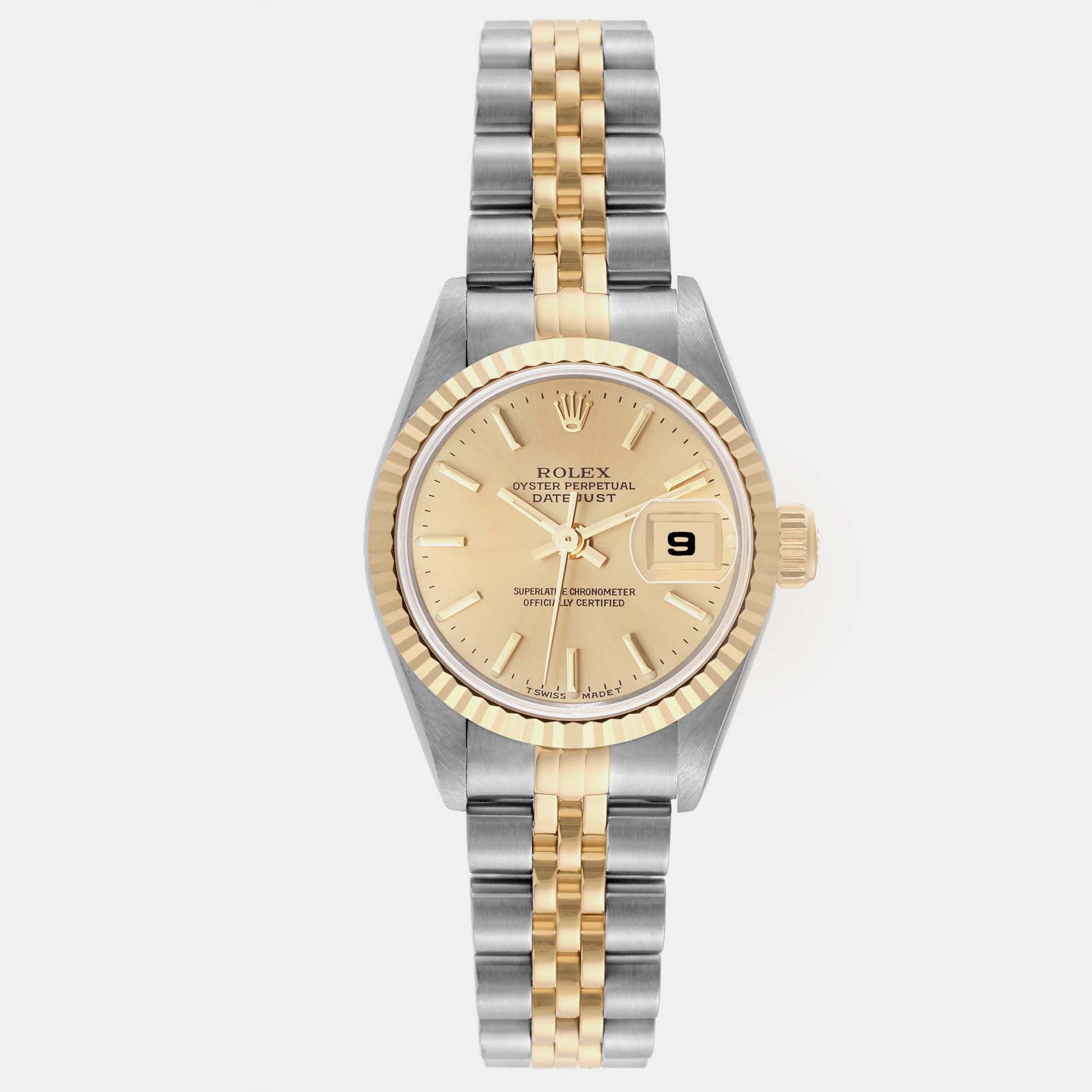 

Rolex Datejust Steel Yellow Gold Ladies Watch 26.0 mm