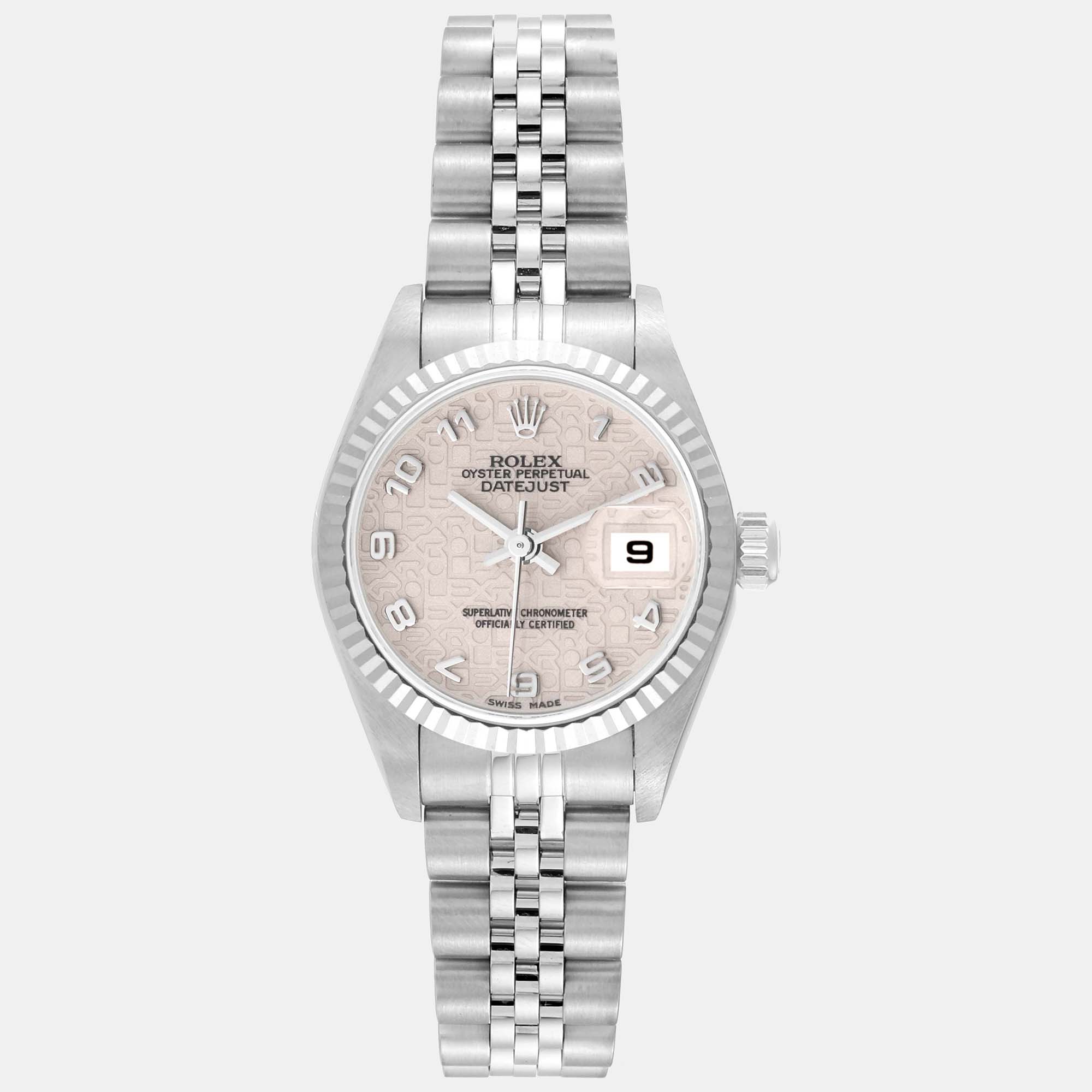 

Rolex Datejust Steel White Gold Ivory Dial Ladies Watch 26.0 mm