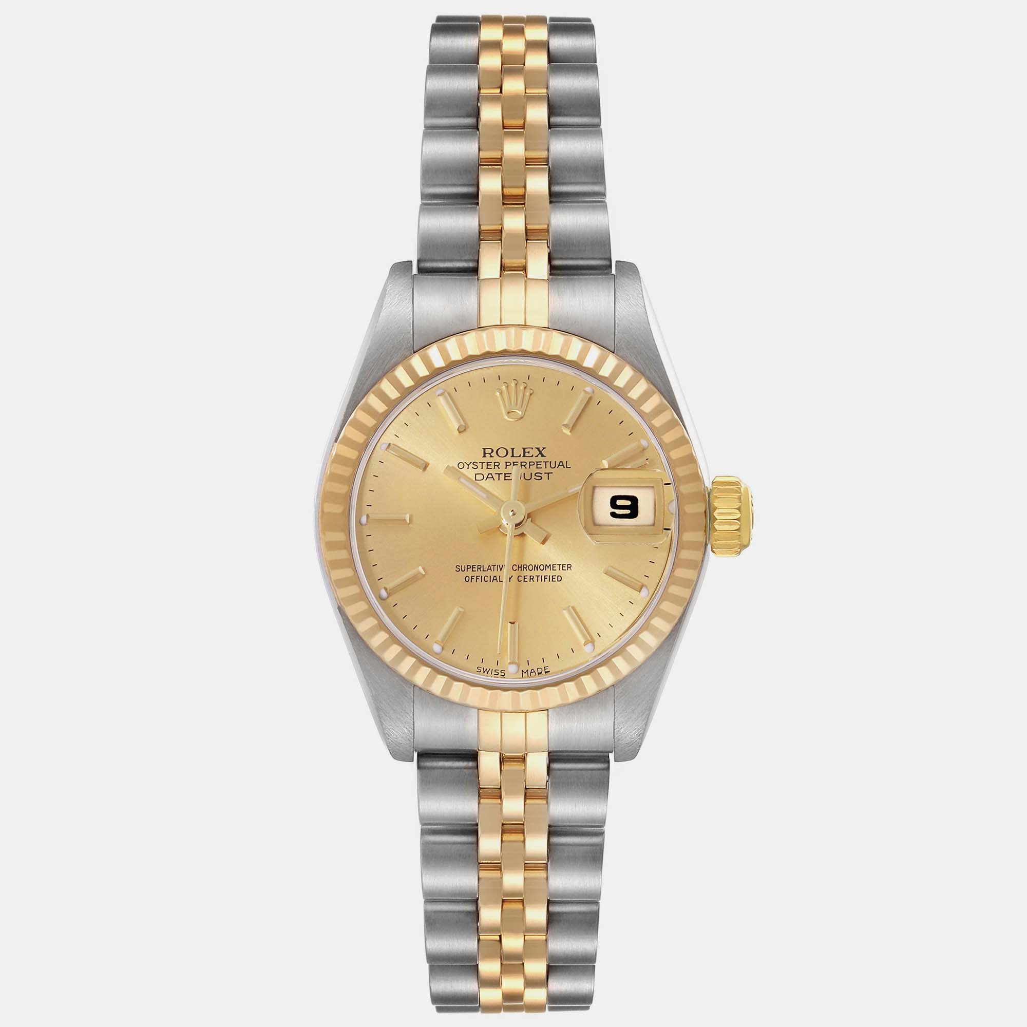 

Rolex Datejust Steel Yellow Gold Ladies Watch 26.0 mm