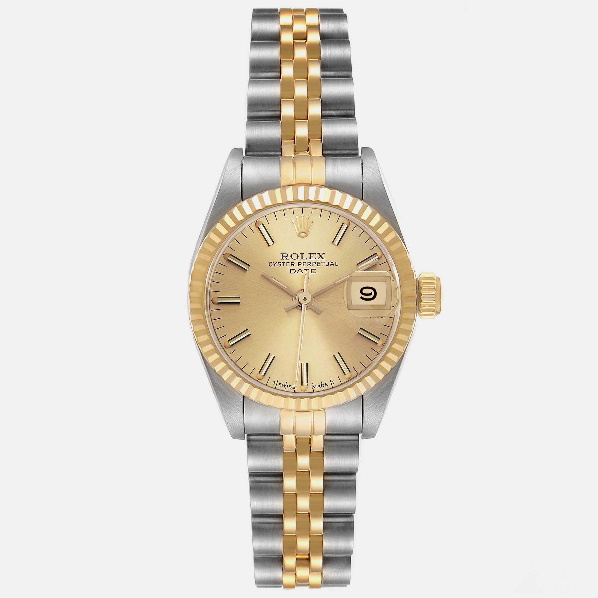 

Rolex Datejust Steel Yellow Gold Champagne Dial Ladies Watch 26.0 mm