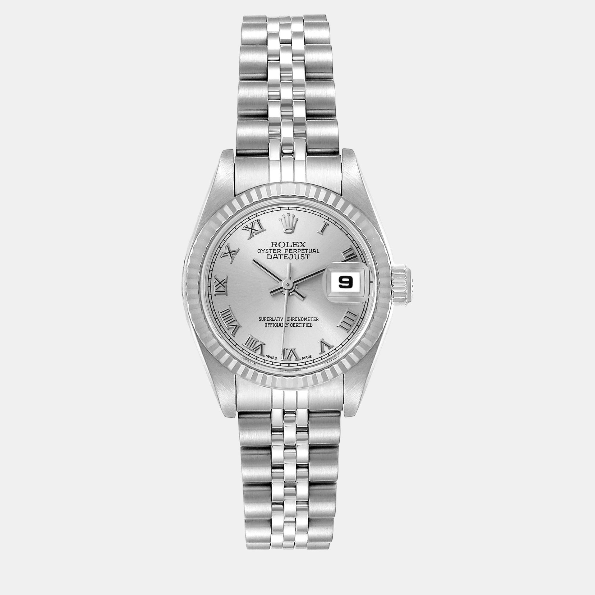 

Rolex Datejust Steel White Gold Ladies Watch 79174