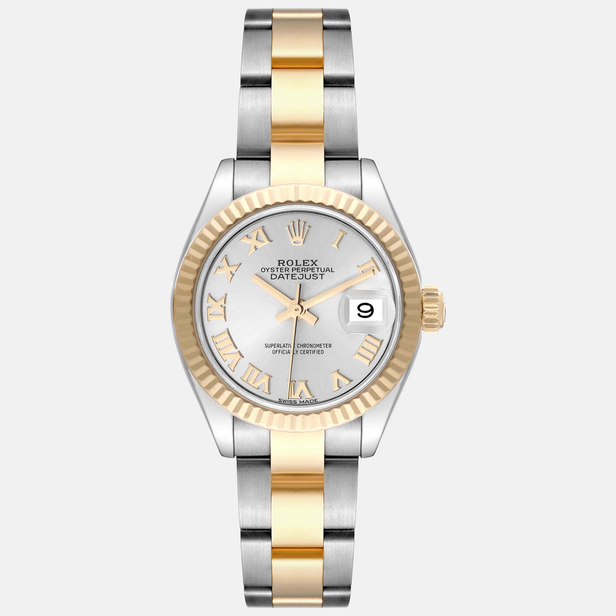 

Rolex Datejust Steel Yellow Gold Silver Dial Ladies Watch 28.0 mm