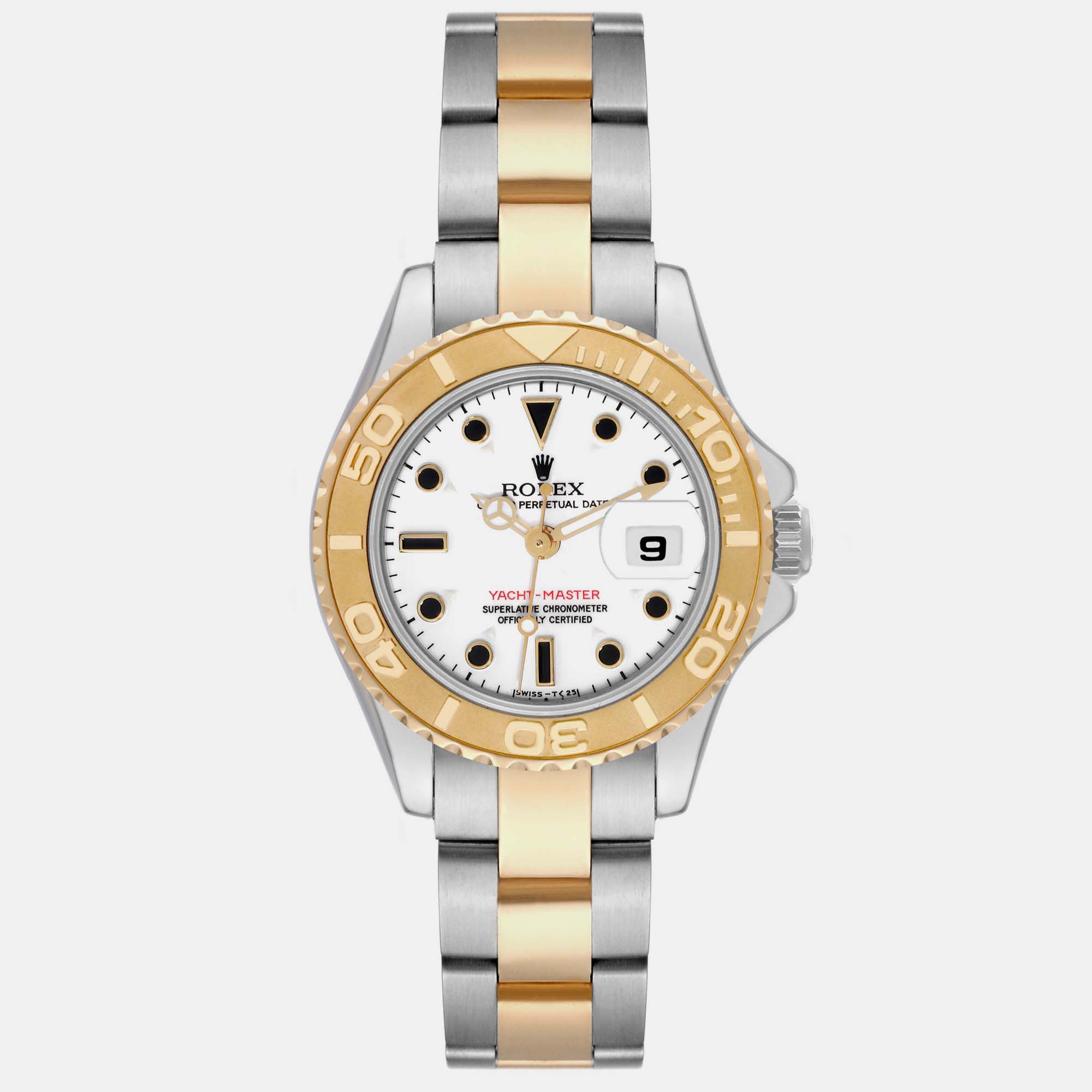 

Rolex Yachtmaster White Dial Steel Yellow Gold Ladies Watch 29.0 mm