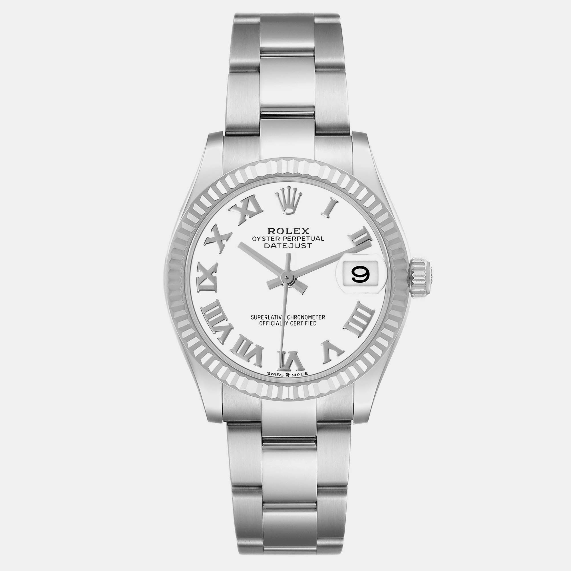

Rolex Datejust Midsize Steel White Gold Ladies Watch 31 mm