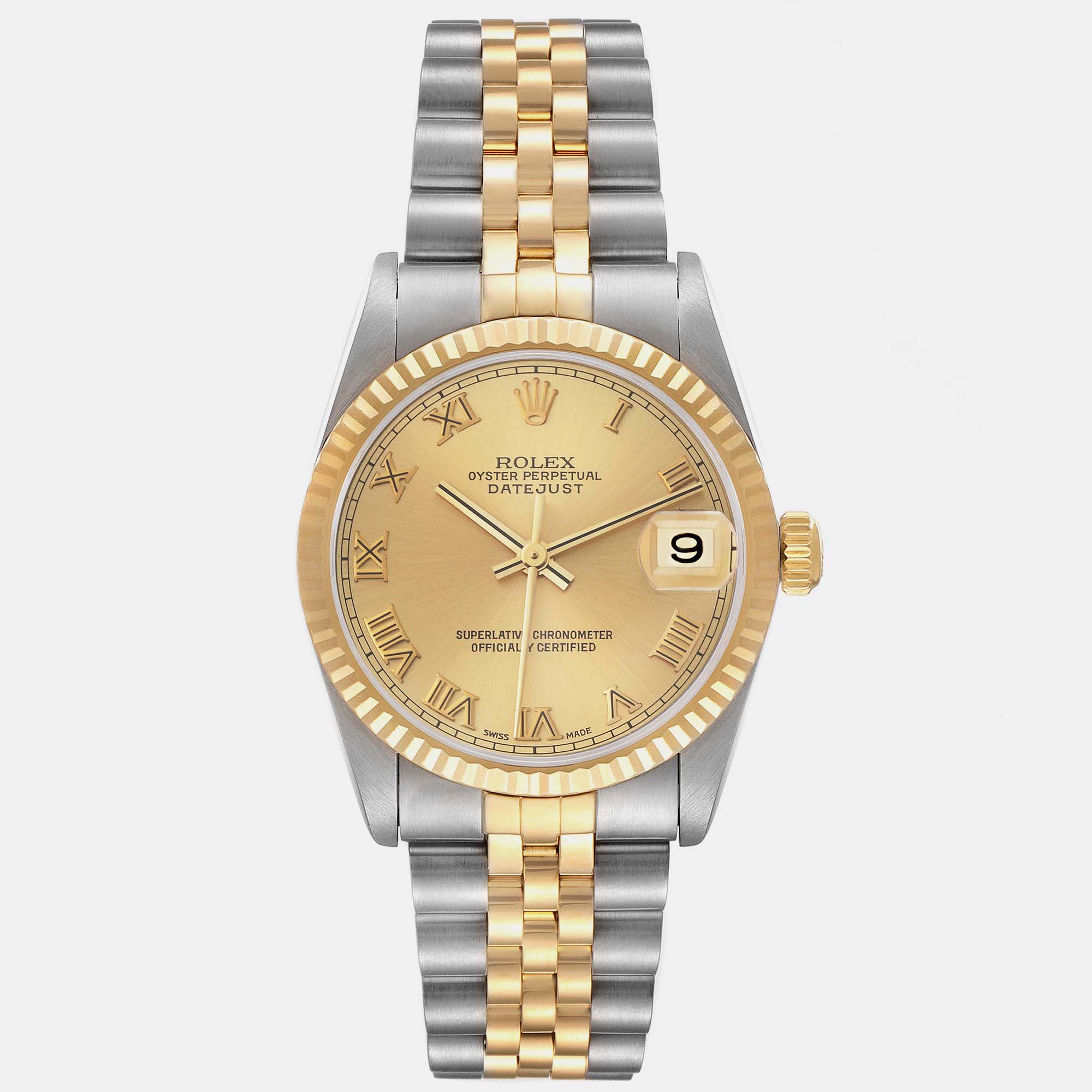 

Rolex Datejust Midsize Steel Yellow Gold Ladies Watch 78273