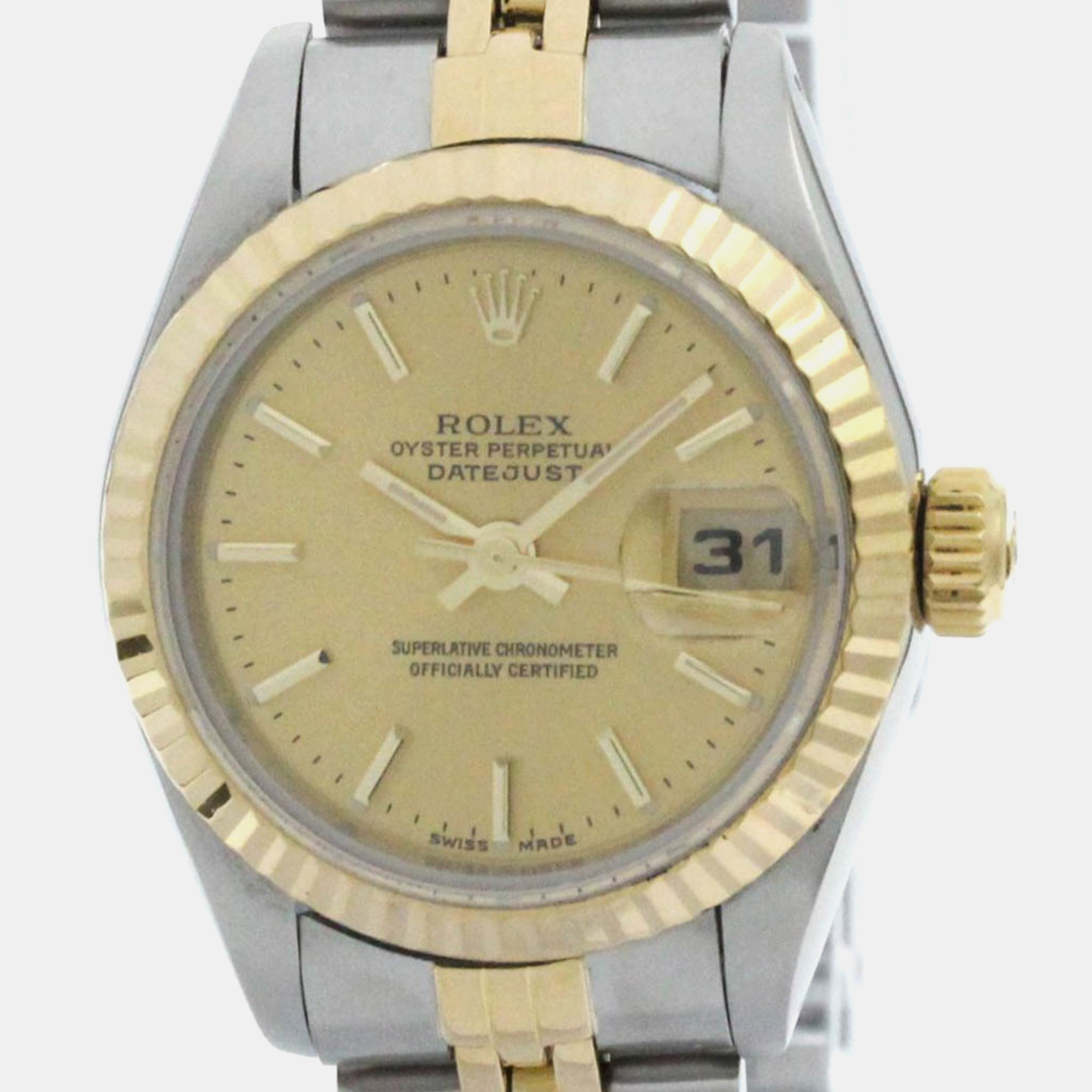 

Rolex Datejust 18K Gold Steel Automatic Ladies Watch 26 mm