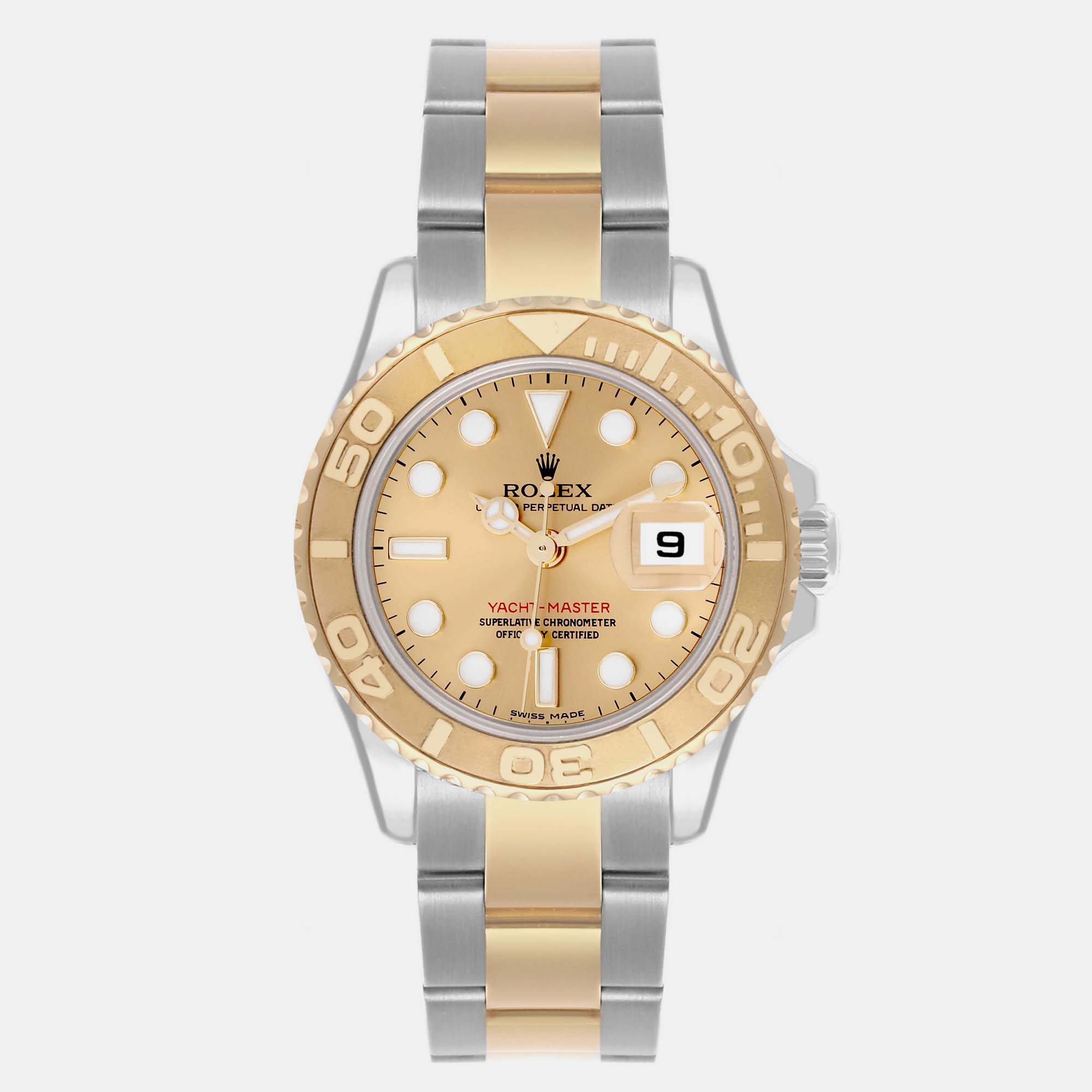 

Rolex Yachtmaster Steel Yellow Gold Champagne Dial Ladies Watch 29.0 mm