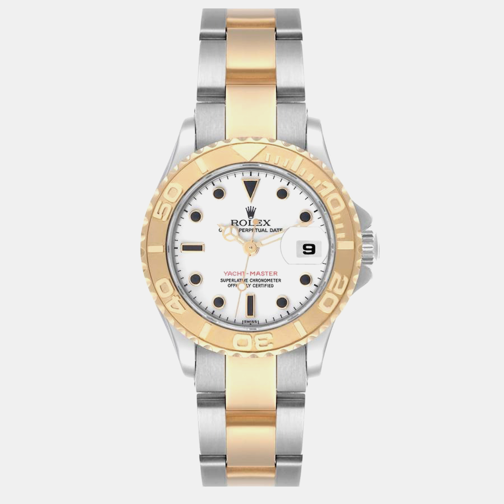 

Rolex Yachtmaster White Dial Steel Yellow Gold Ladies Watch 29.0 mm