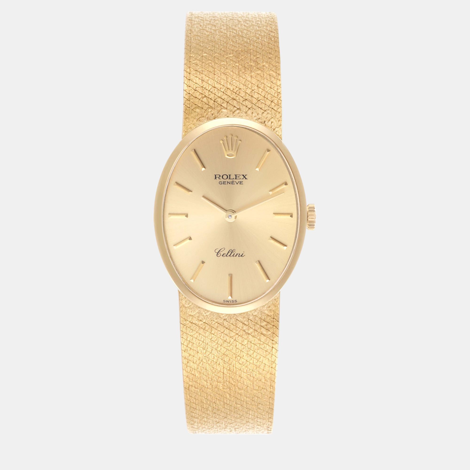 

Rolex Cellini Yellow Gold Vintage Ladies Watch 4307