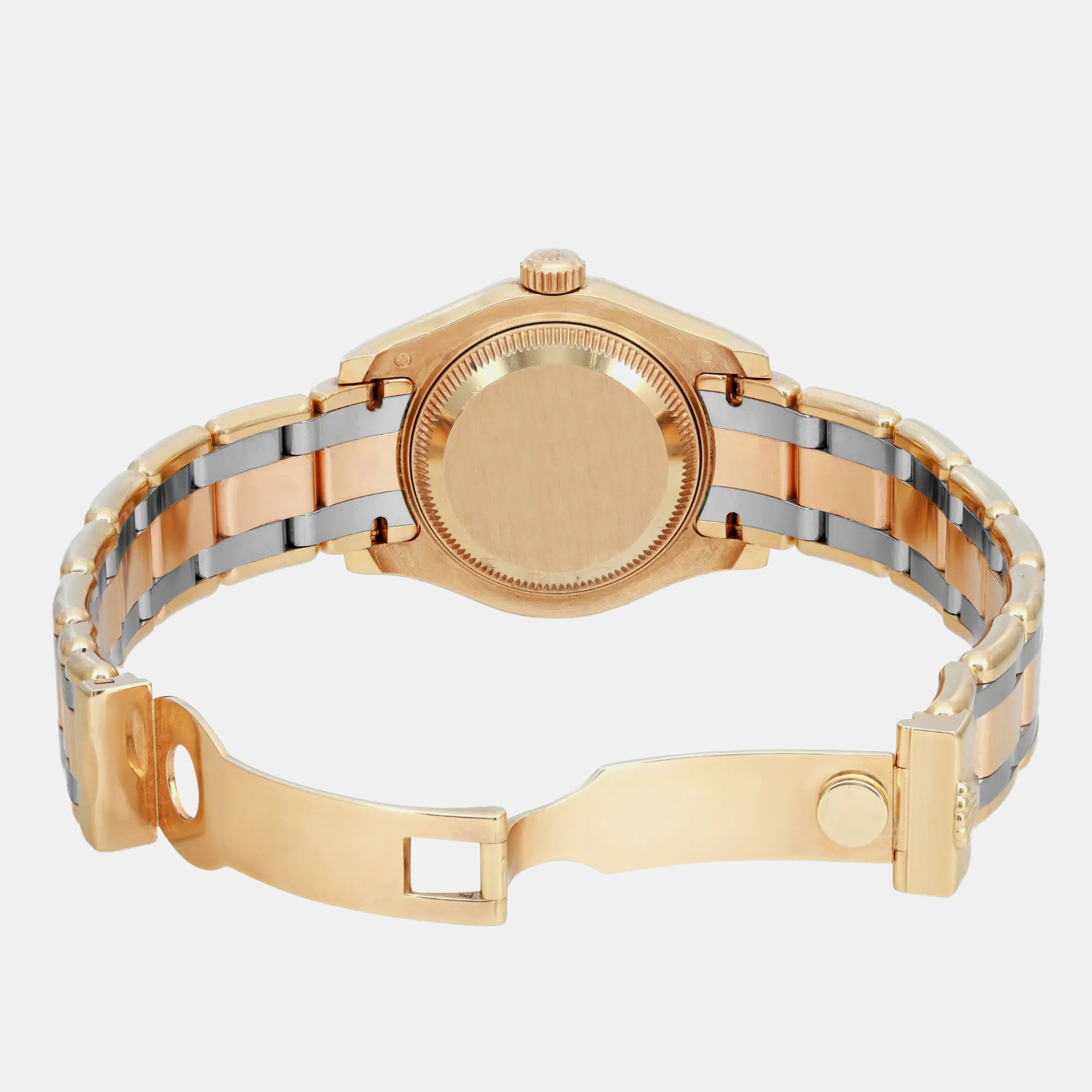 Rolex Mother of Pearl 18k Gold Pearlmaster 80138 Automatic Women`s Wristwatch 29 mm 