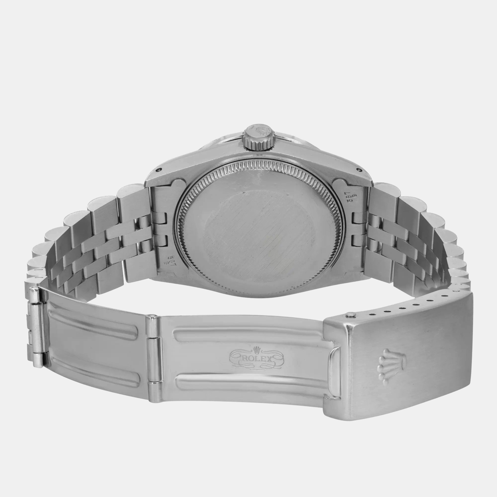 Rolex Cream Stainless Steel Datejust 68274 Automatic Men`s Wristwatch 31 mm 