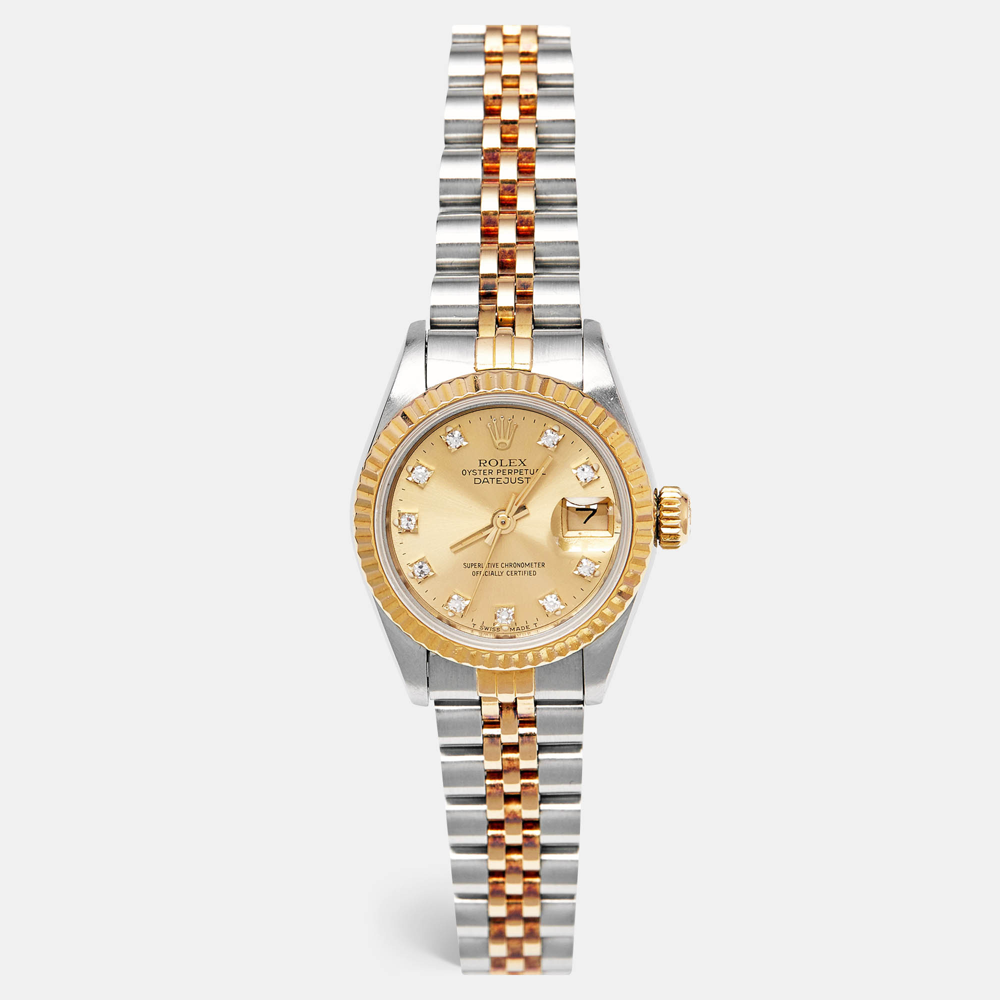 

Rolex Champagne Jubilee Diamond, Gold