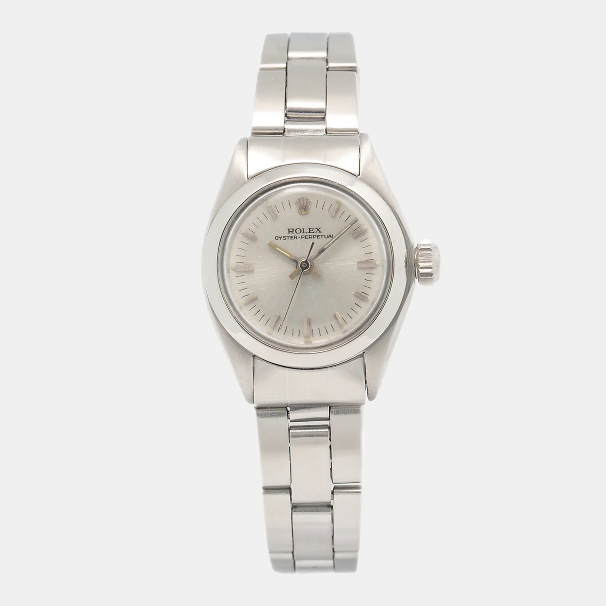 

Rolex Oyster Perpetual 6718 Automatic Silver Stainless Steel Women's Wristwatch