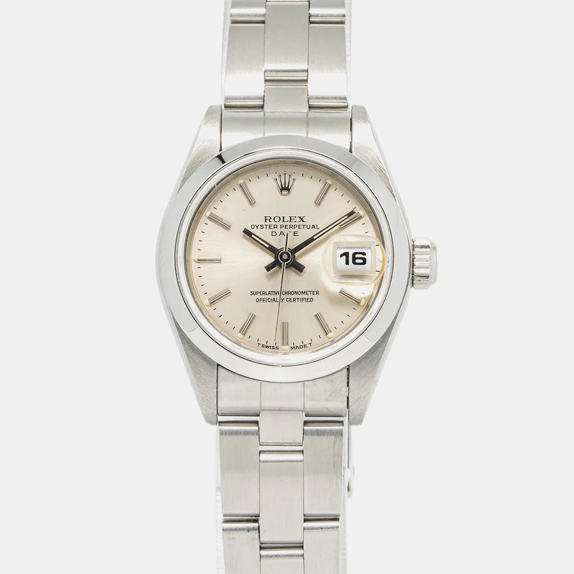 

Rolex Oyster Perpetual Date, Silver