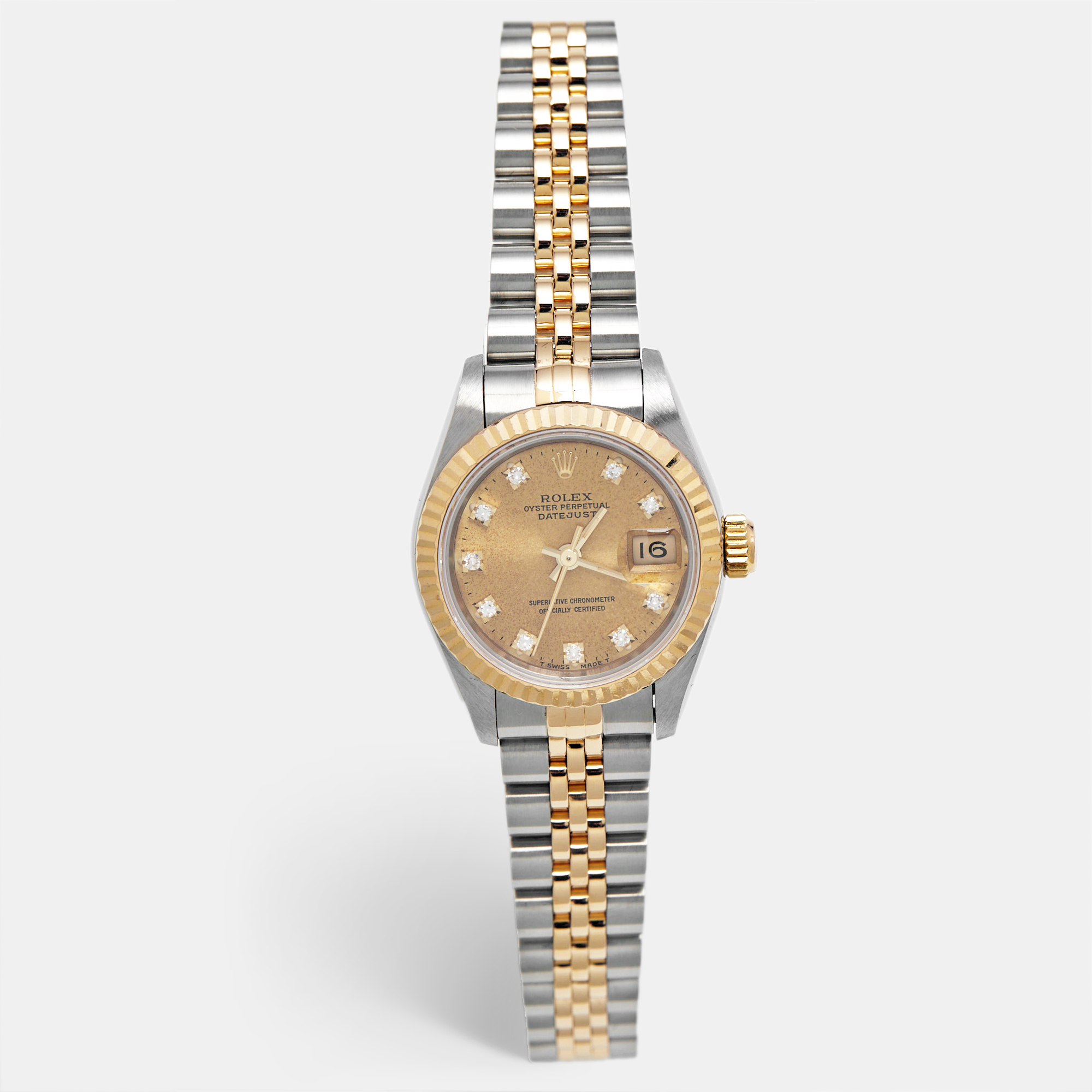 

Rolex Champagne Diamond, Gold