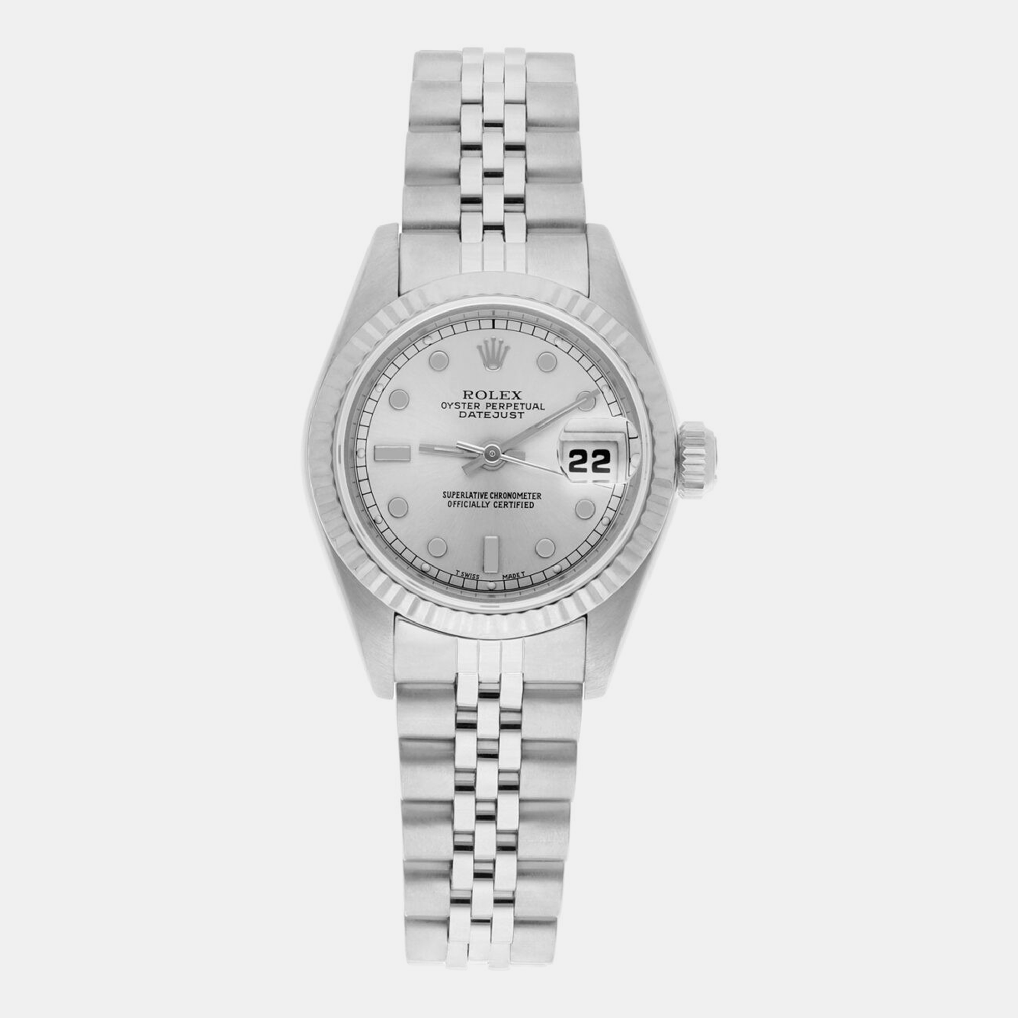 

Rolex Datejust 69174 Automatic Silver Stainless Steel Women's Wristwatch 26 mm