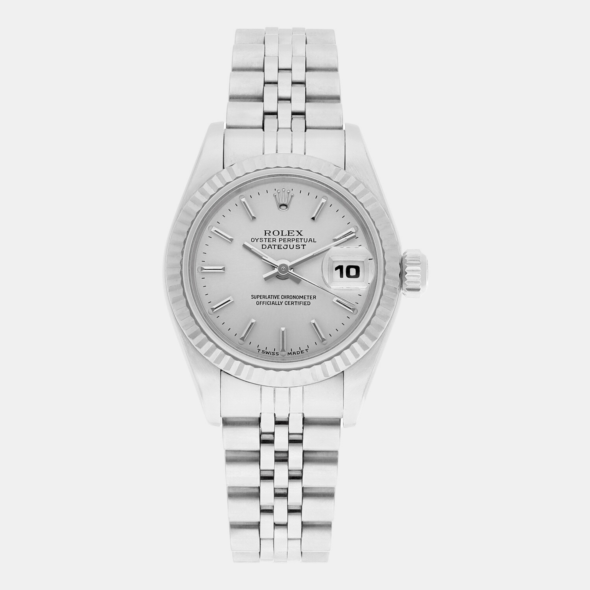 

Rolex Datejust 69174 Automatic Silver Stainless Steel Women's Wristwatch 26 mm