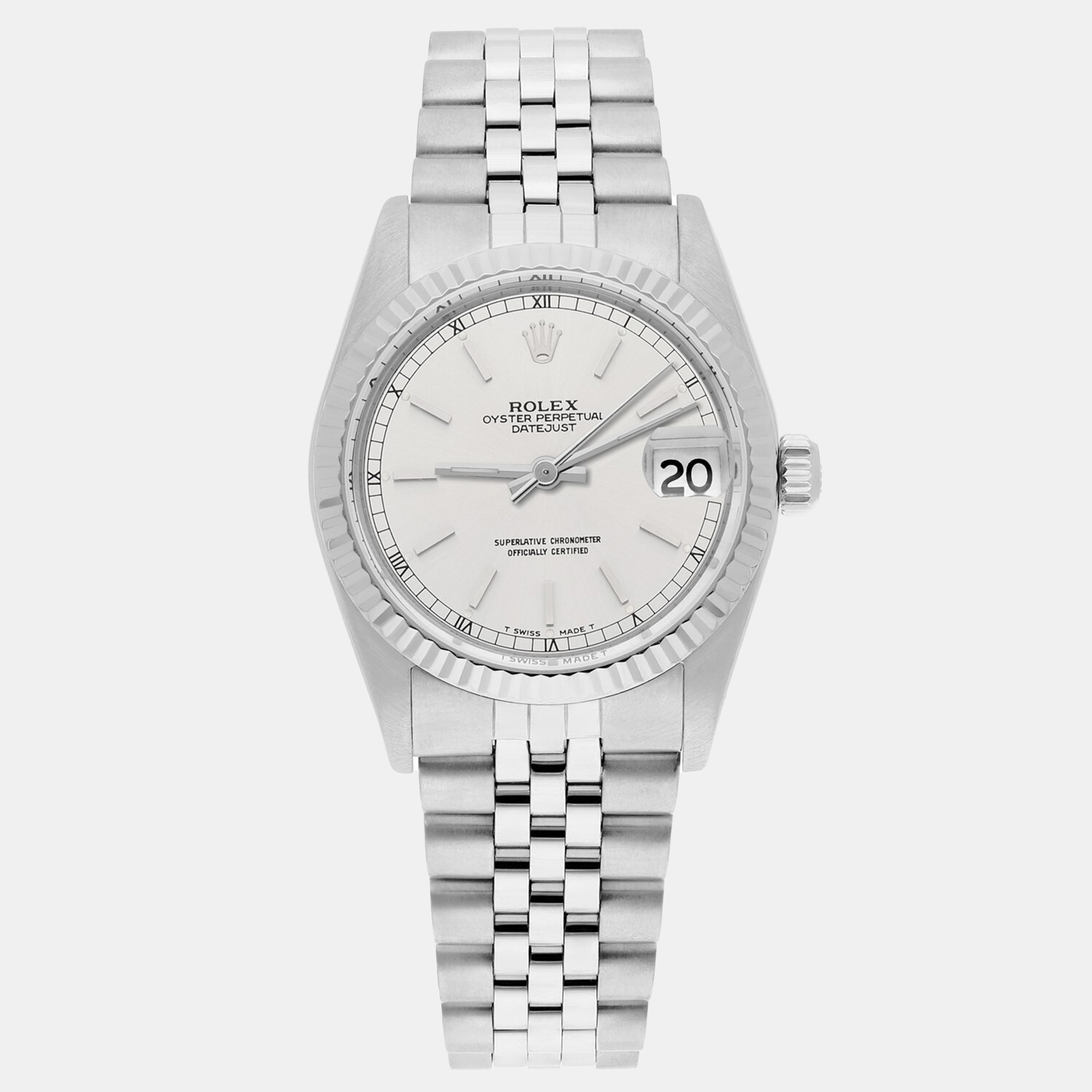 

Rolex Datejust 68274 Automatic Silver Stainless Steel Women's Wristwatch 31 mm
