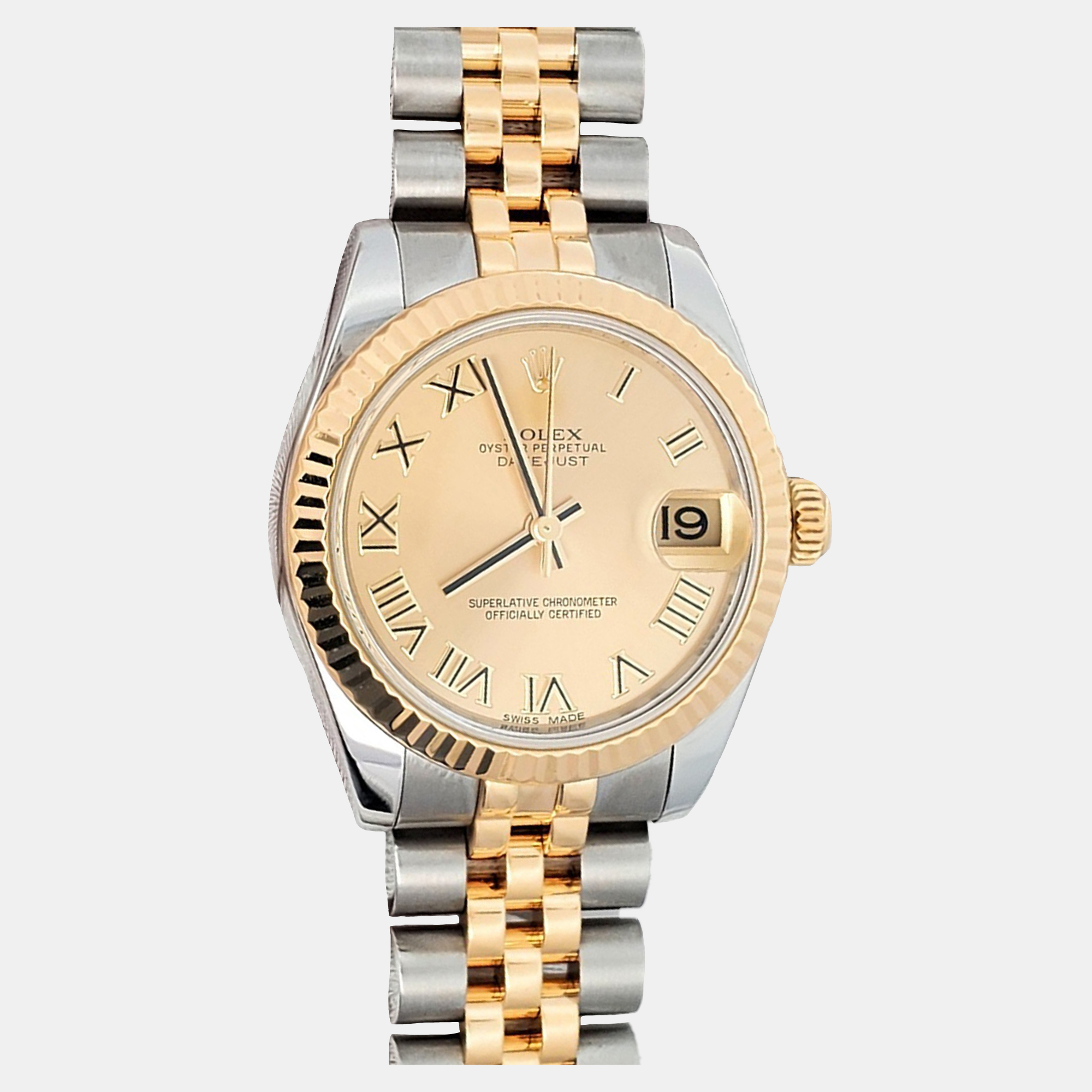 

Rolex Datejust 178273 Automatic Champagne 18K Yellow Gold Stainless Steel Women’s Wristwatch 31 mm