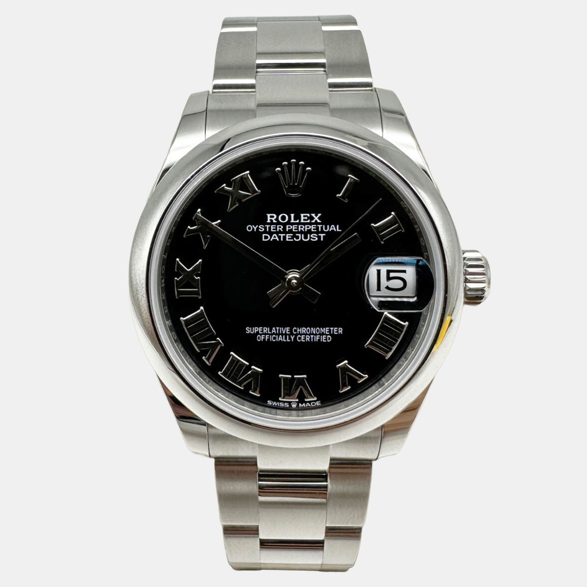 

Rolex Datejust 278240 Automatic Black Stainless Steel Women's Wristwatch 31 mm