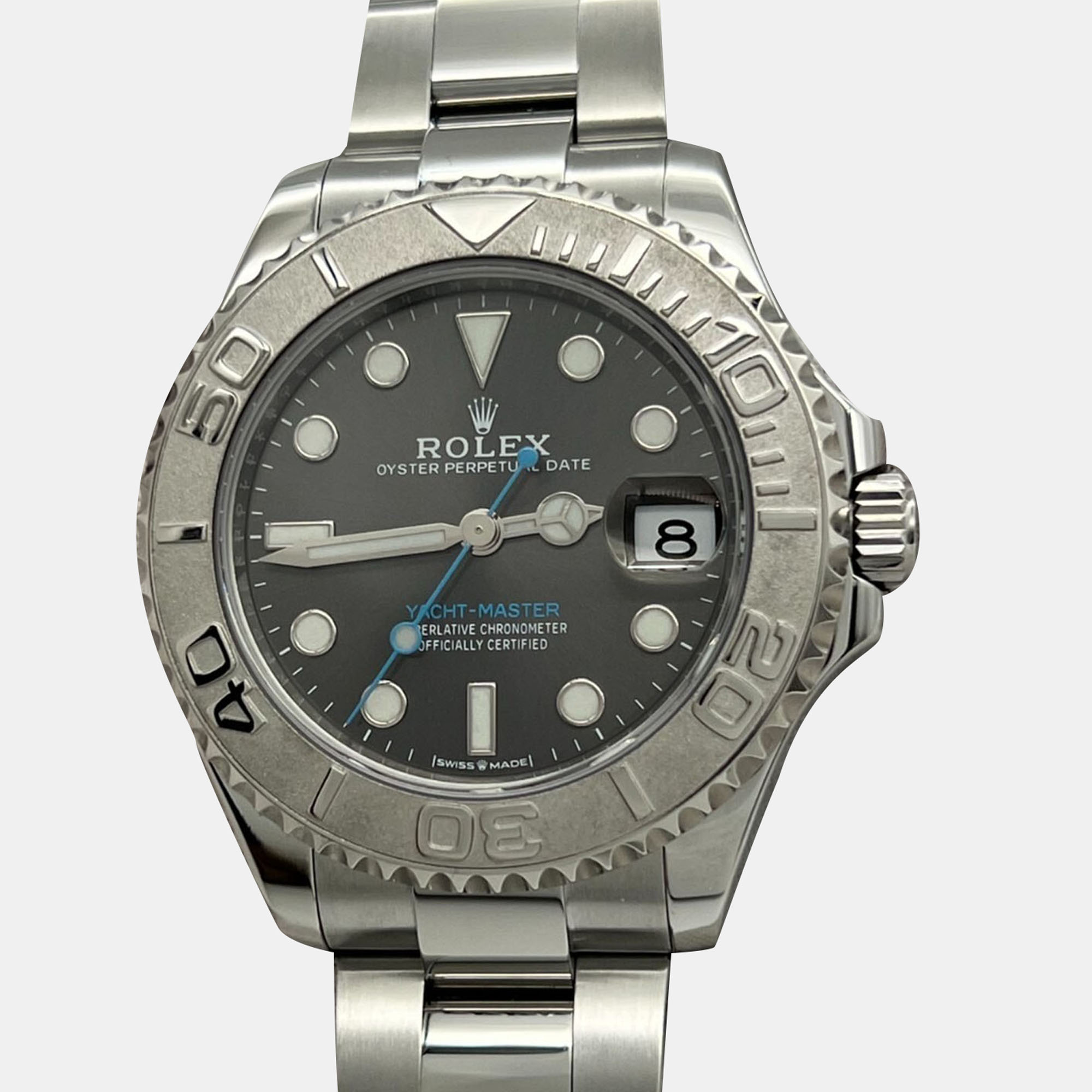 

Rolex Yacht-Master 268622 Automatic Rhodium Stainless Steel Women's Wristwatch 37 mm, Grey