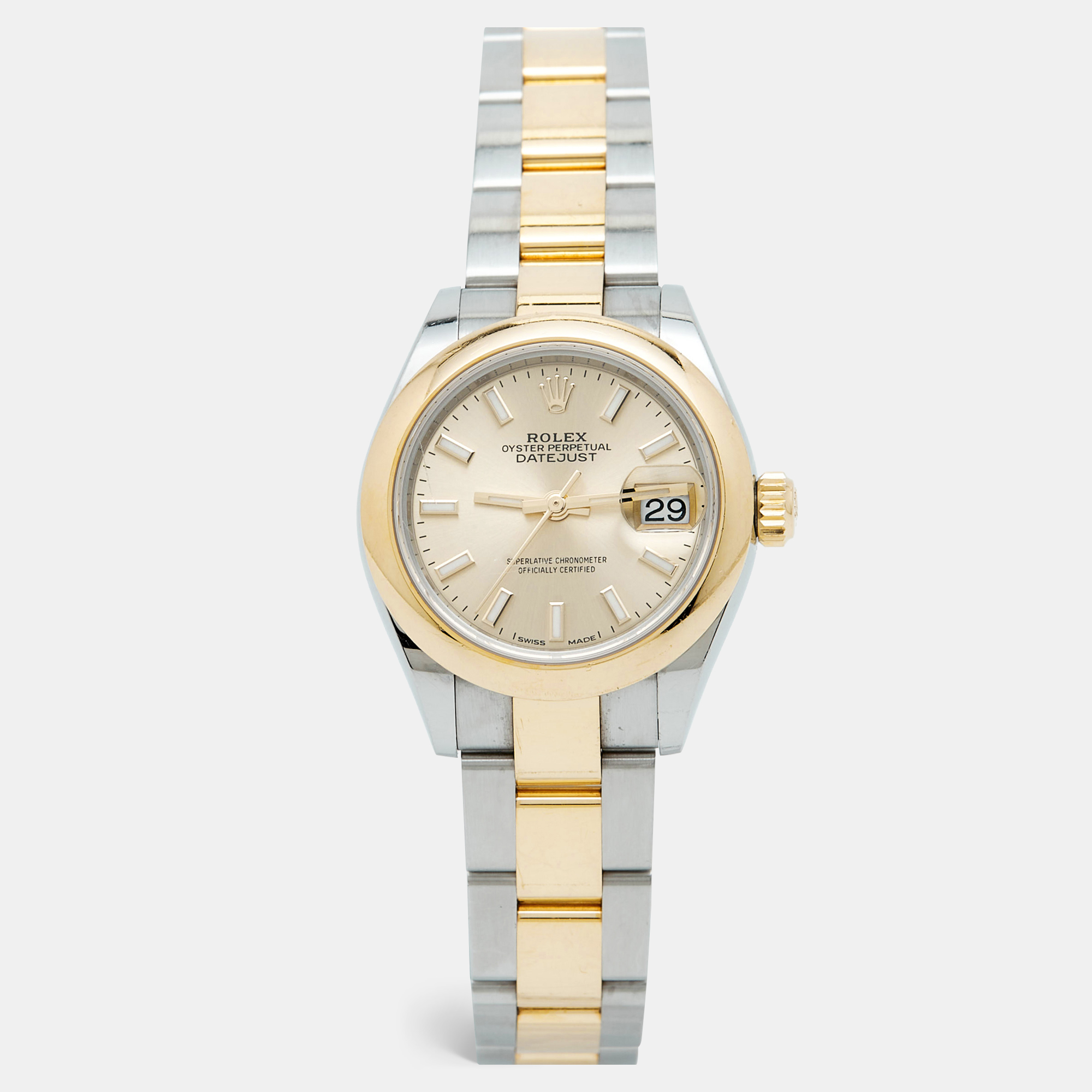 

Rolex Datejust M279163-0002 Champagne Dial, Silver