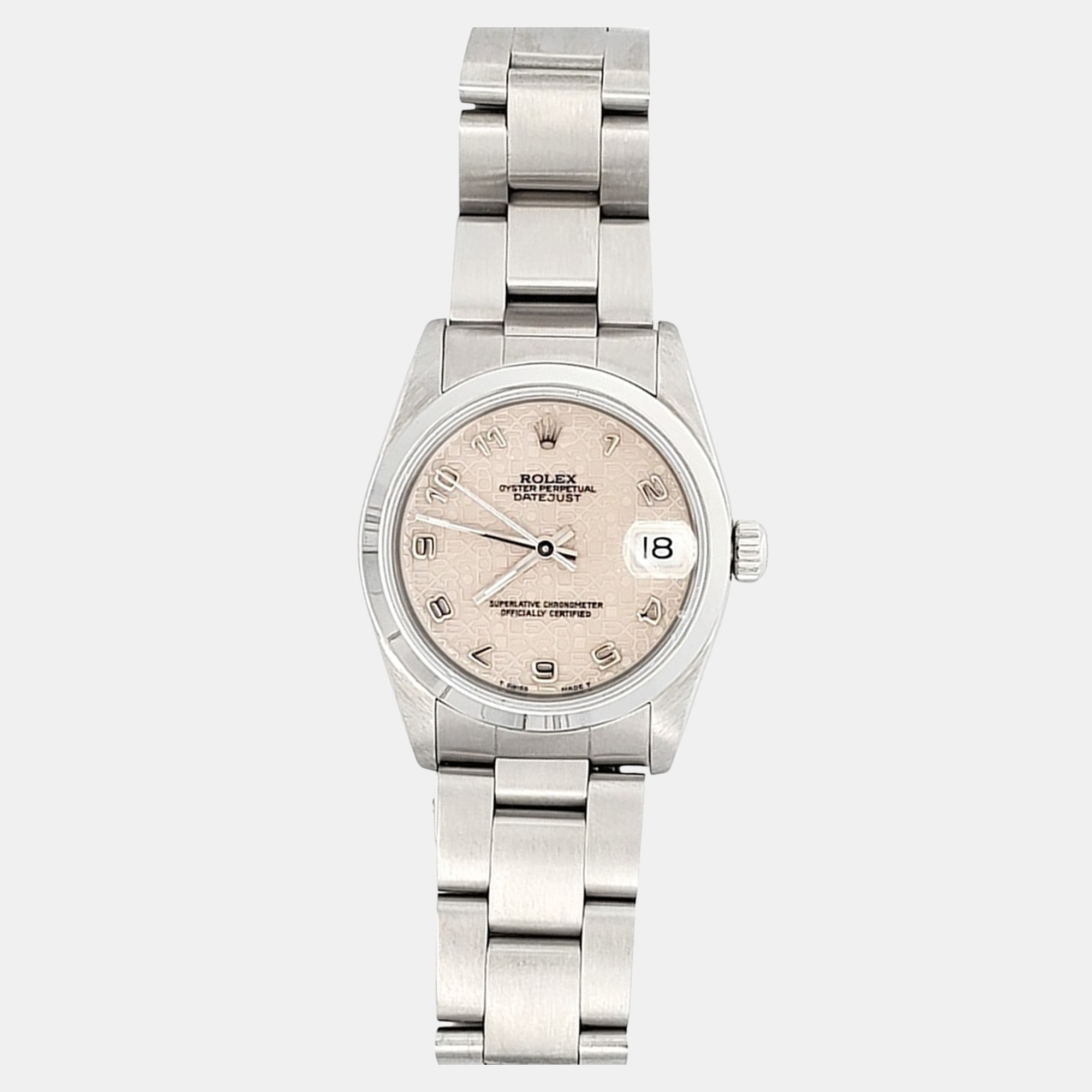 

Rolex Datejust 68240 Automatic Cream Stainless Steel Women's Wristwatch 31 mm