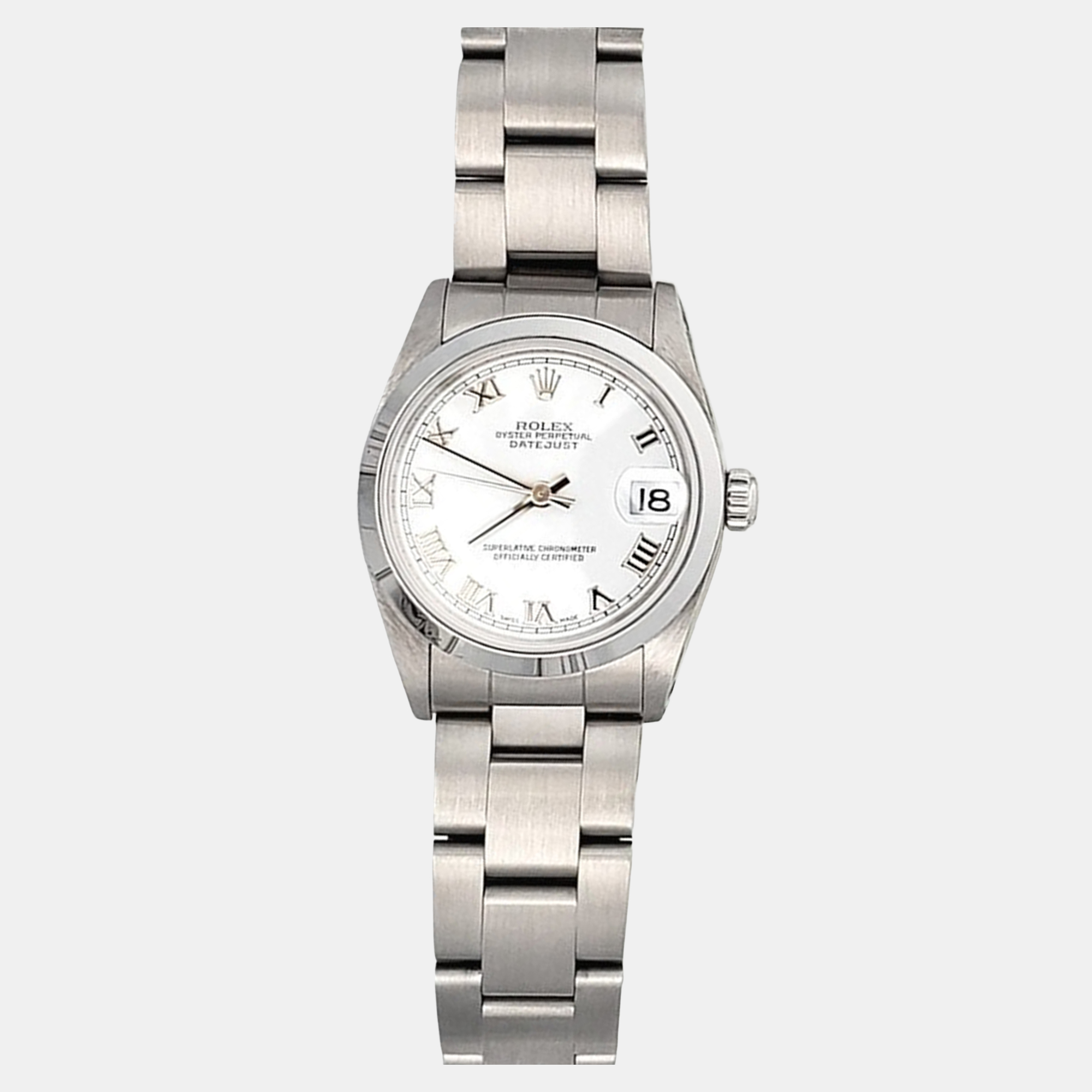 

Rolex Datejust 78240 Automatic White Stainless Steel Women's Wristwatch 31 mm