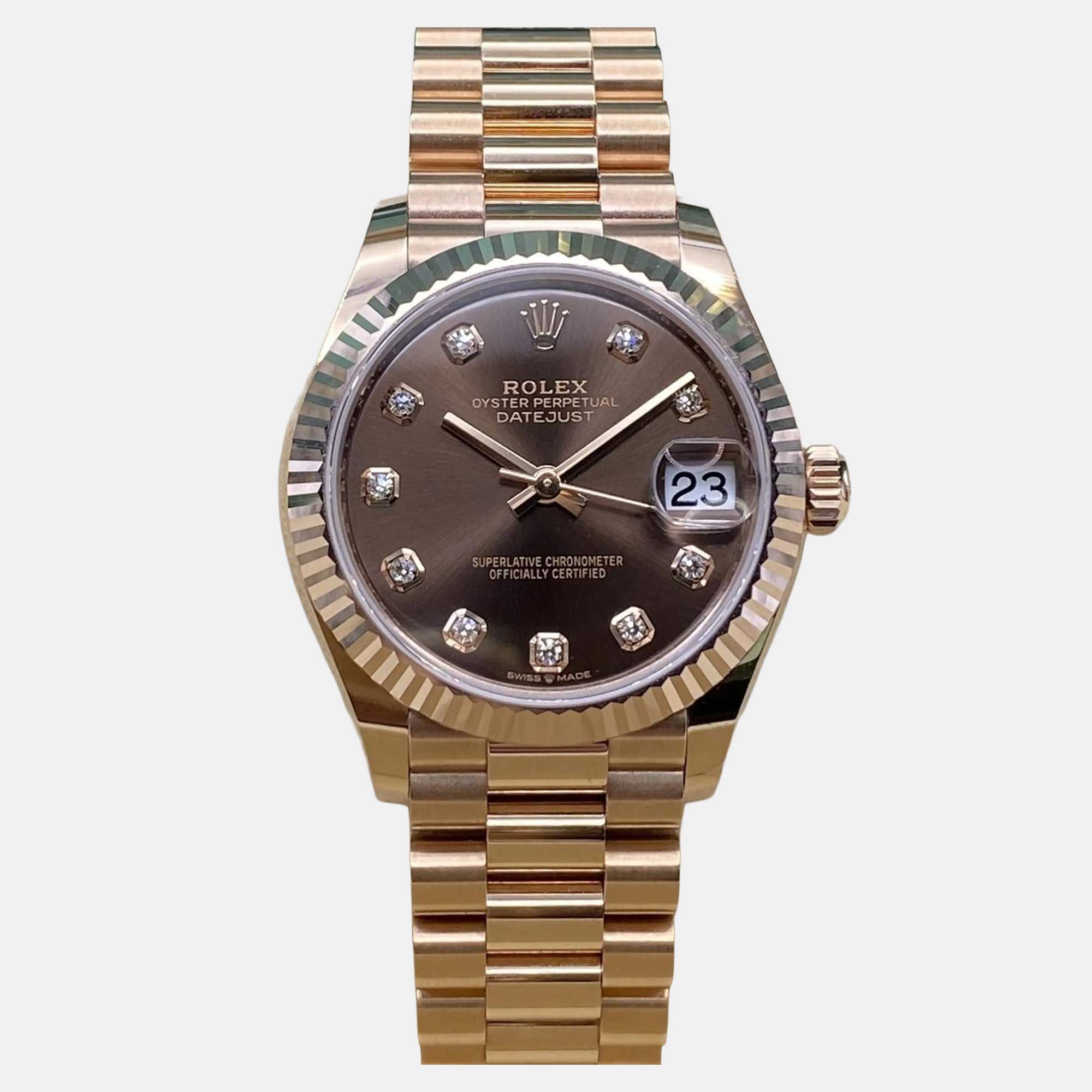 

Rolex Datejust  President Bracelet, Brown