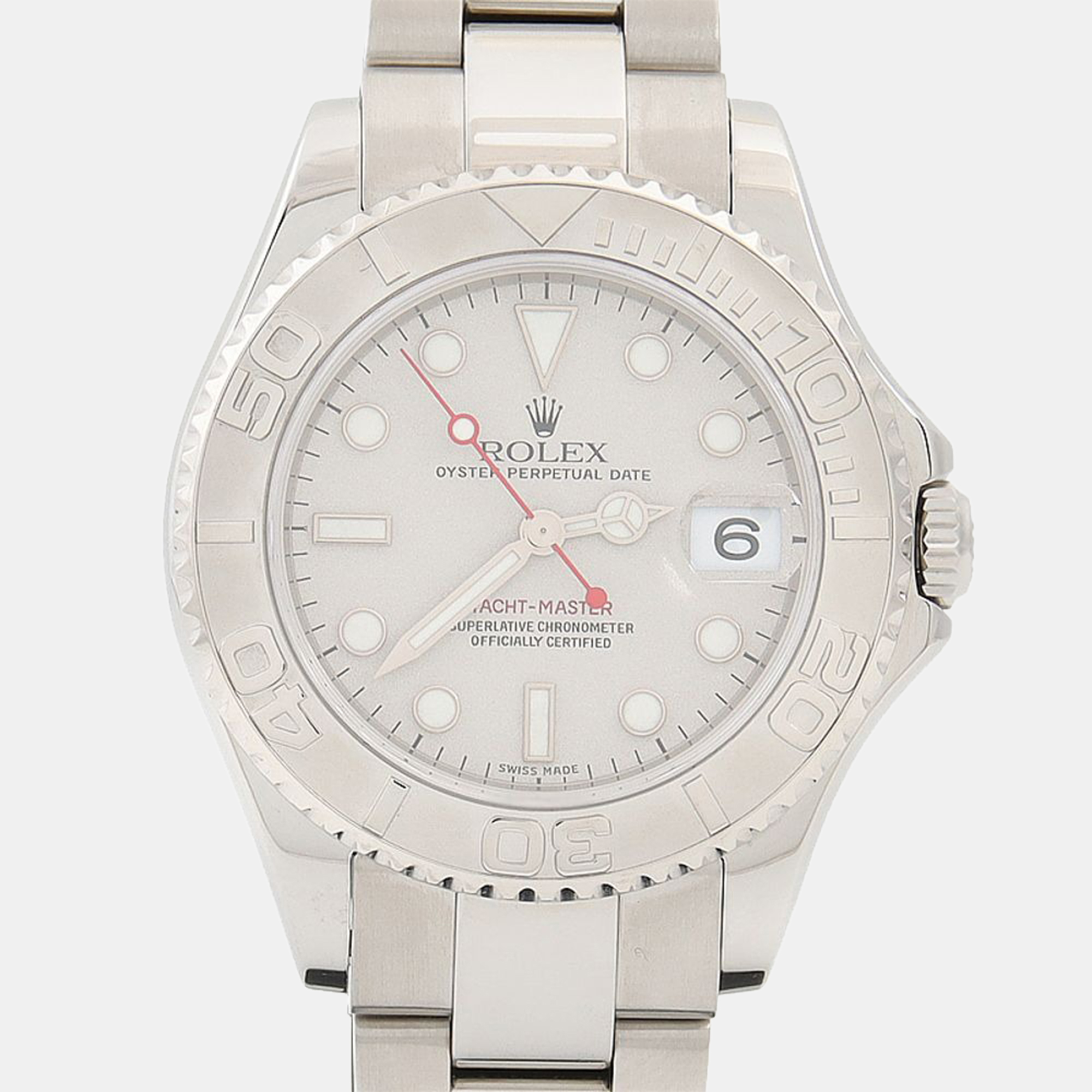 Rolex Yacht-Master 168622 Automatic Grey Stainless Steel Men’s Wristwatch 35mm