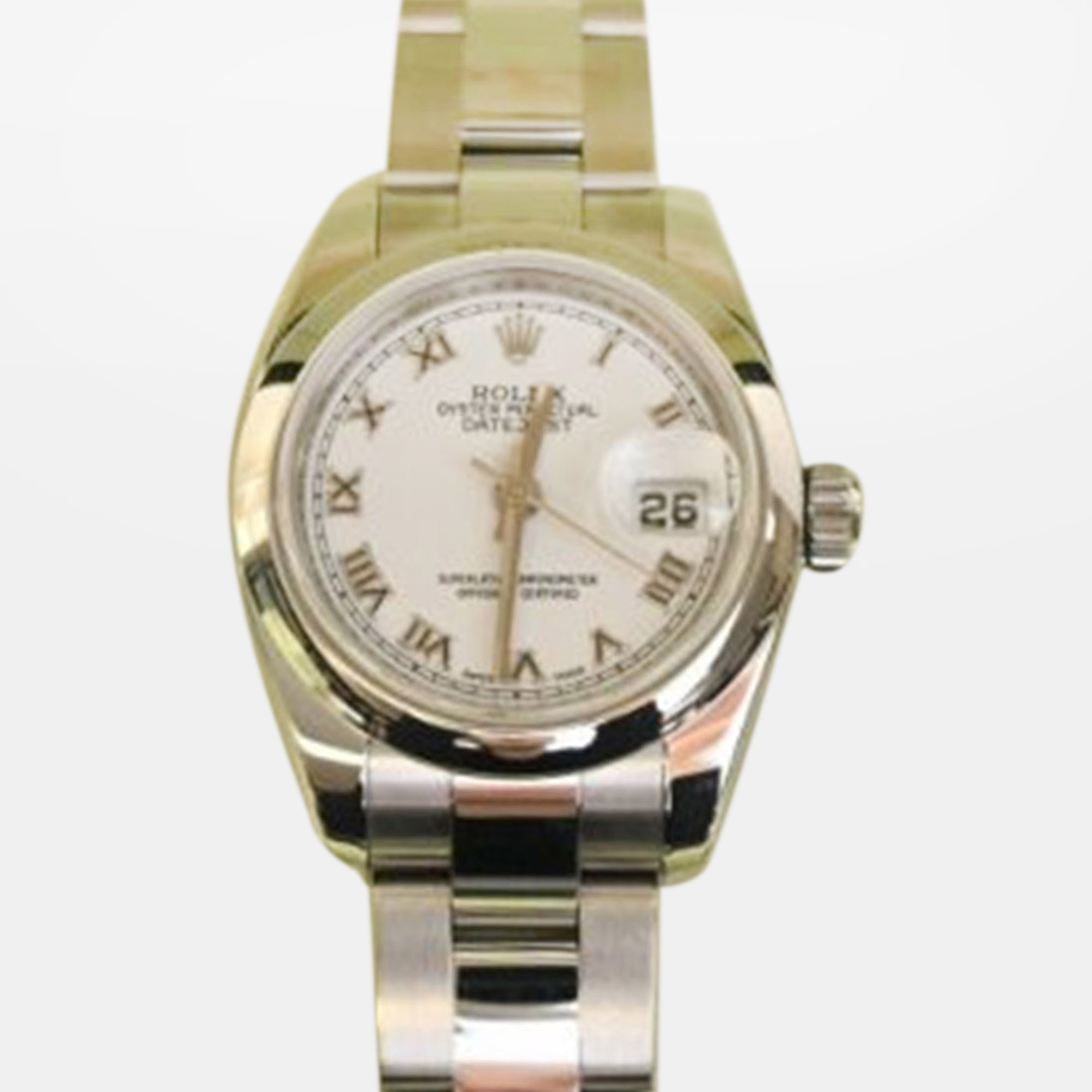 Rolex Lady Datejust 179160 White Oystersteel Automatic Women Wristwatch 26mm
