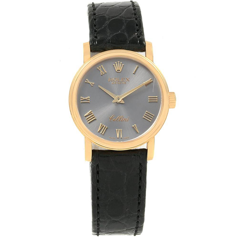 rolex womens watch leather band