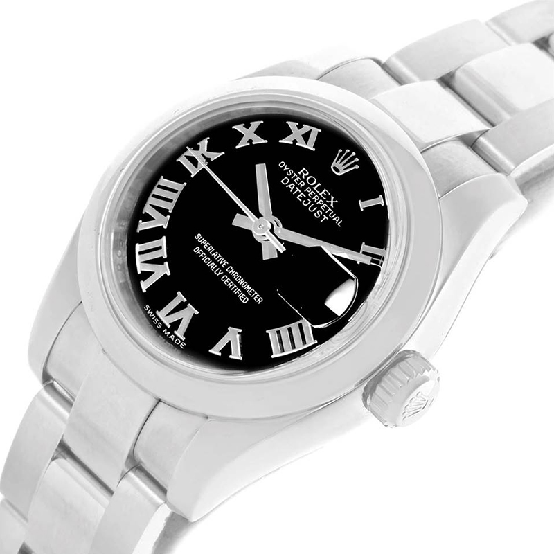 

Rolex Black Stainless Steel Datejust