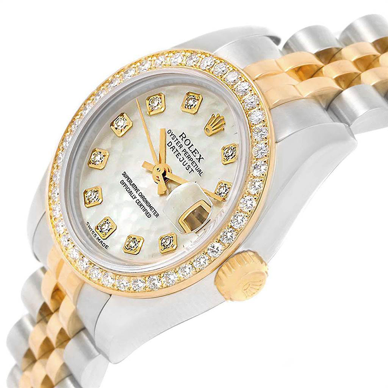 

Rolex MOP Diamonds And, Silver